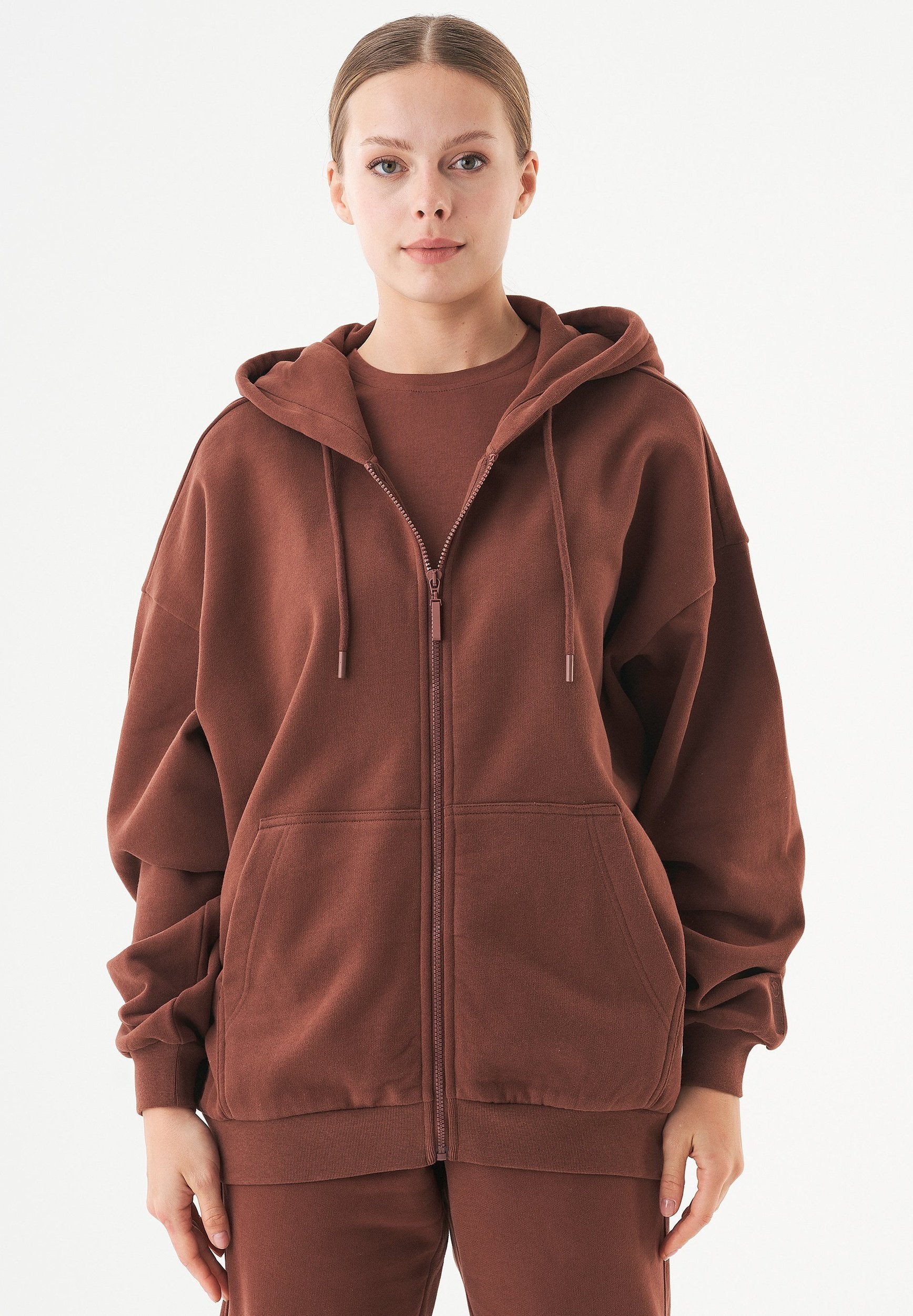 JALE Soft Touch Sweatjacke aus Bio-Baumwolle
