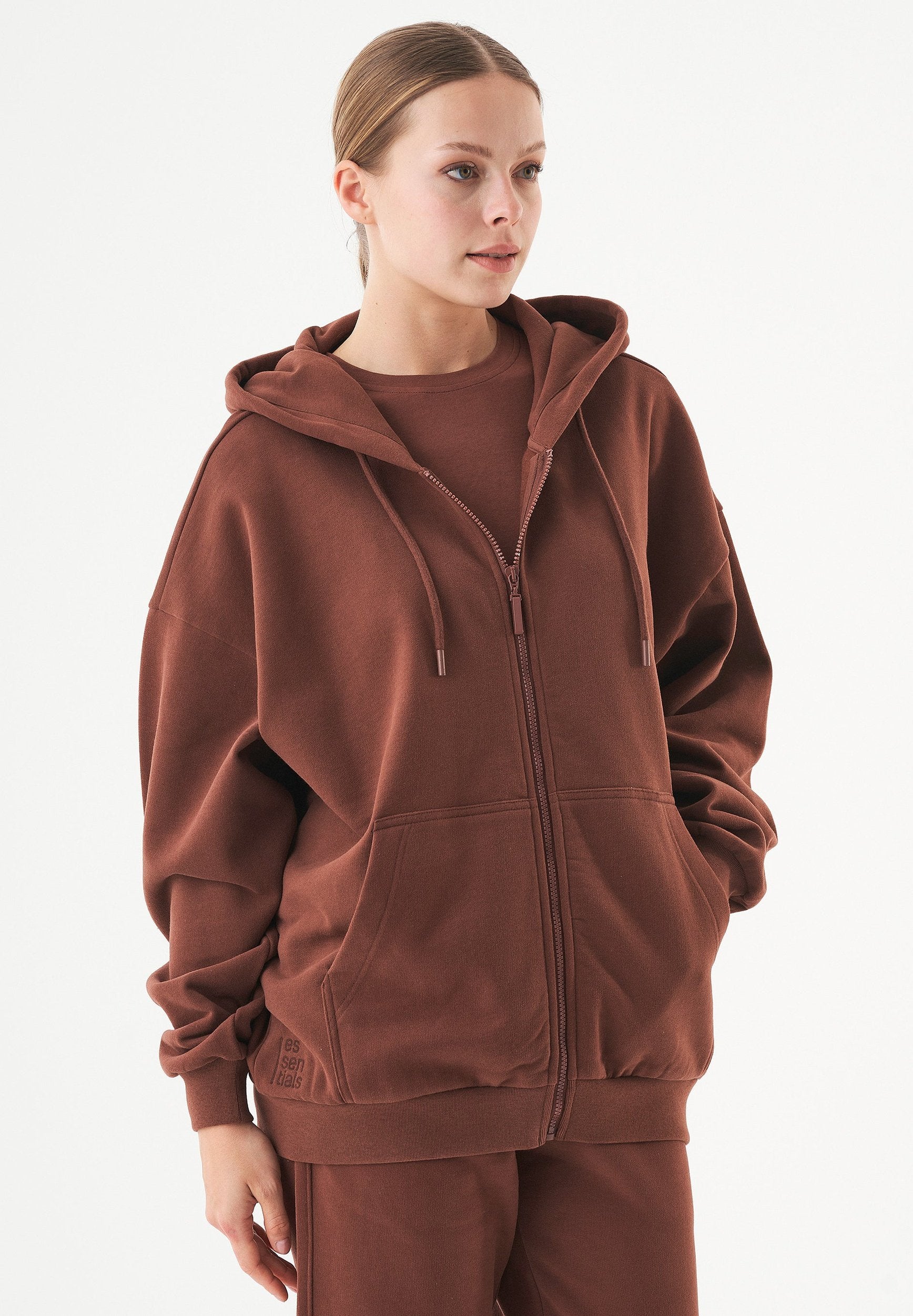 JALE Soft Touch Sweatjacke aus Bio-Baumwolle