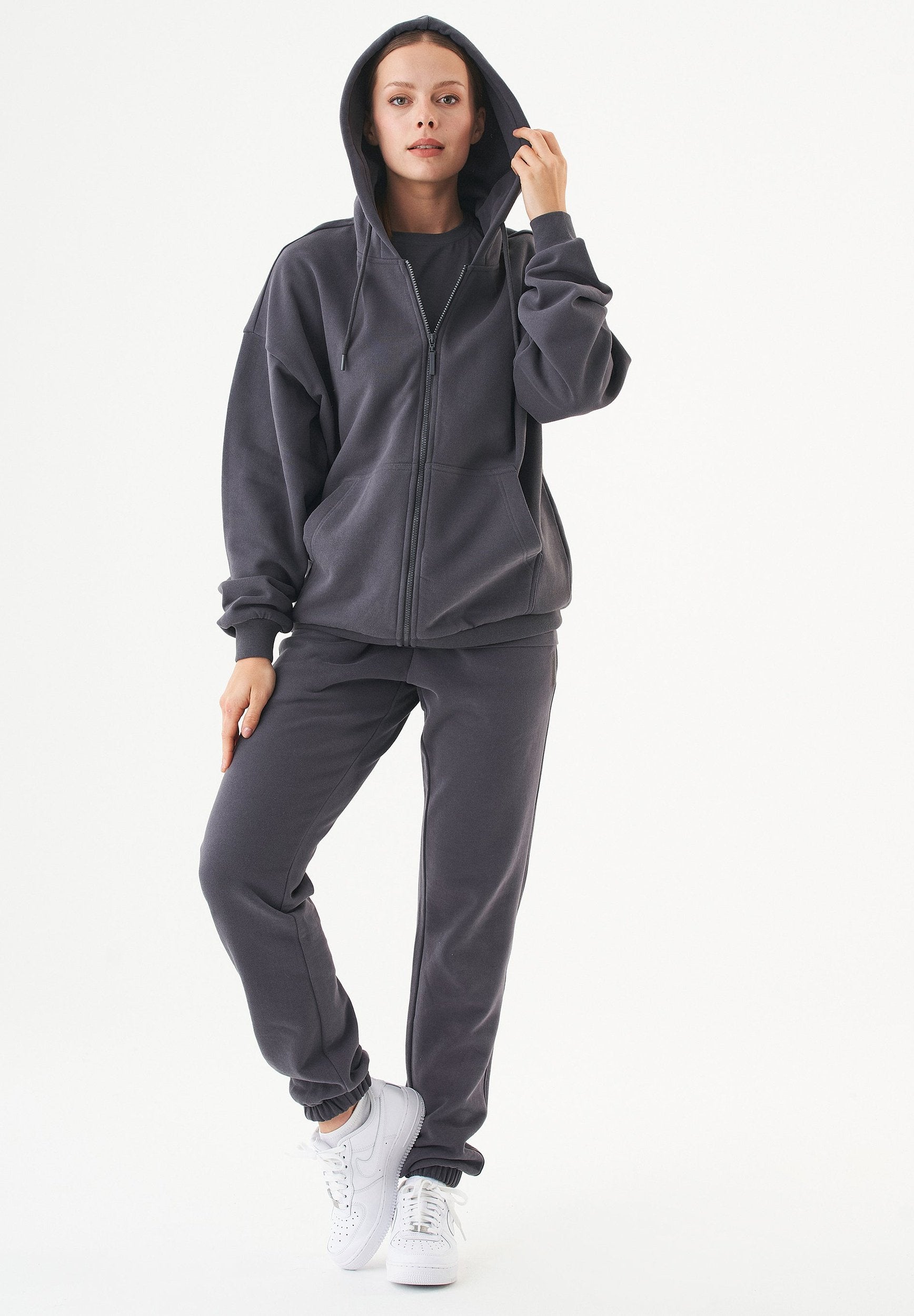 JALE Soft Touch Sweatjacke aus Bio-Baumwolle