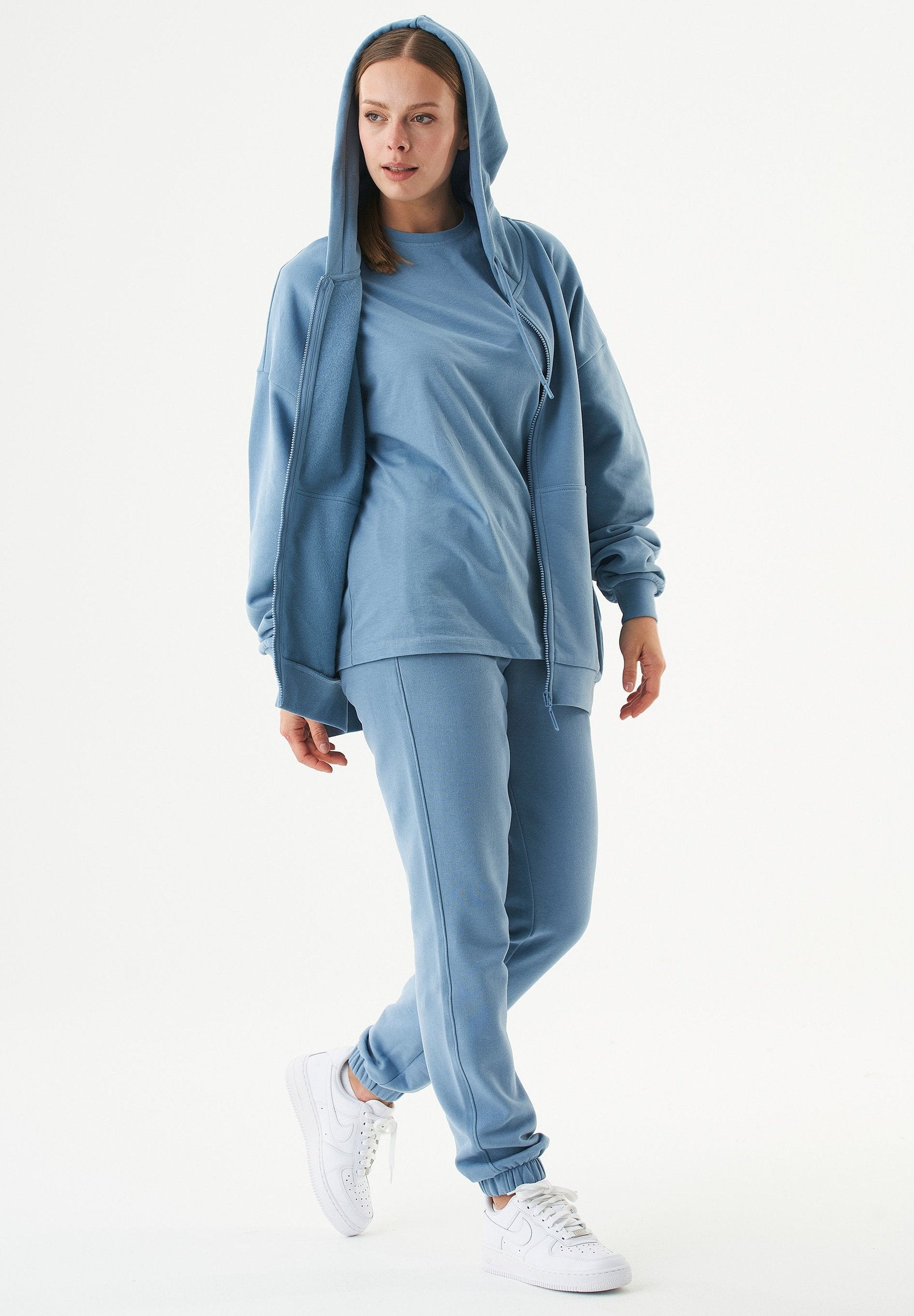 JALE Soft Touch Sweatjacke aus Bio-Baumwolle