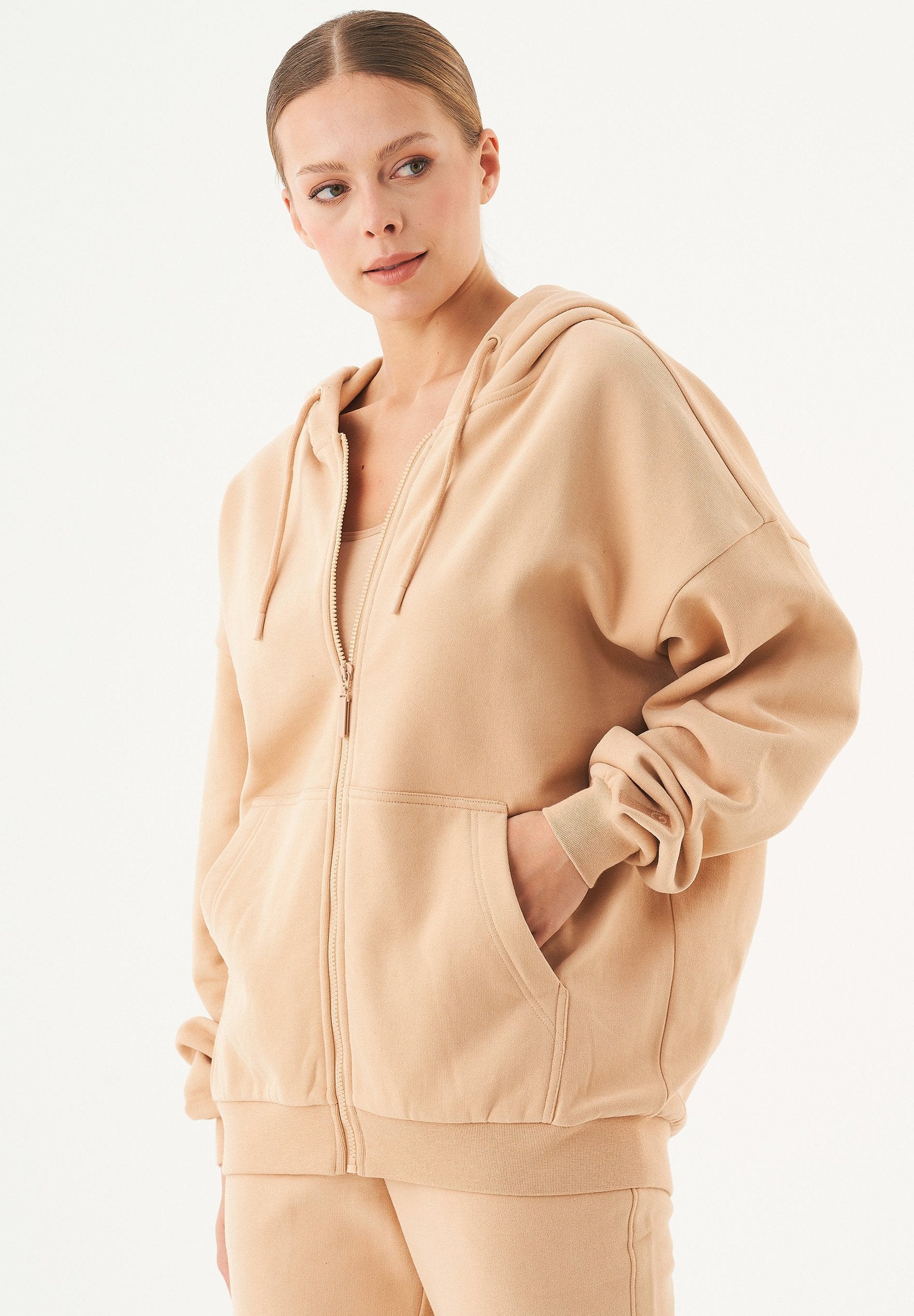 JALE Soft Touch Sweatjacke aus Bio-Baumwolle