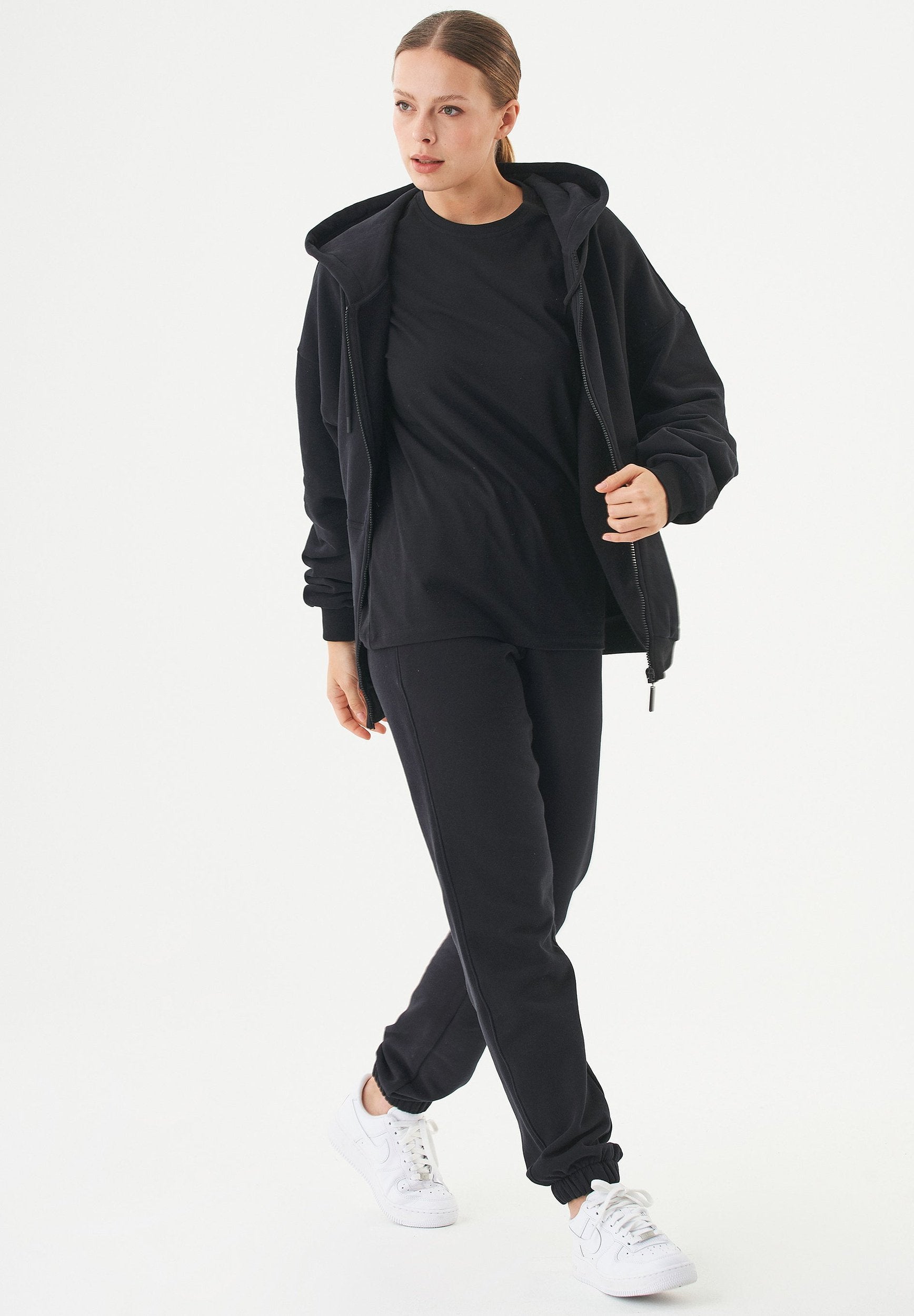 JALE Soft Touch Sweatjacke aus Bio-Baumwolle