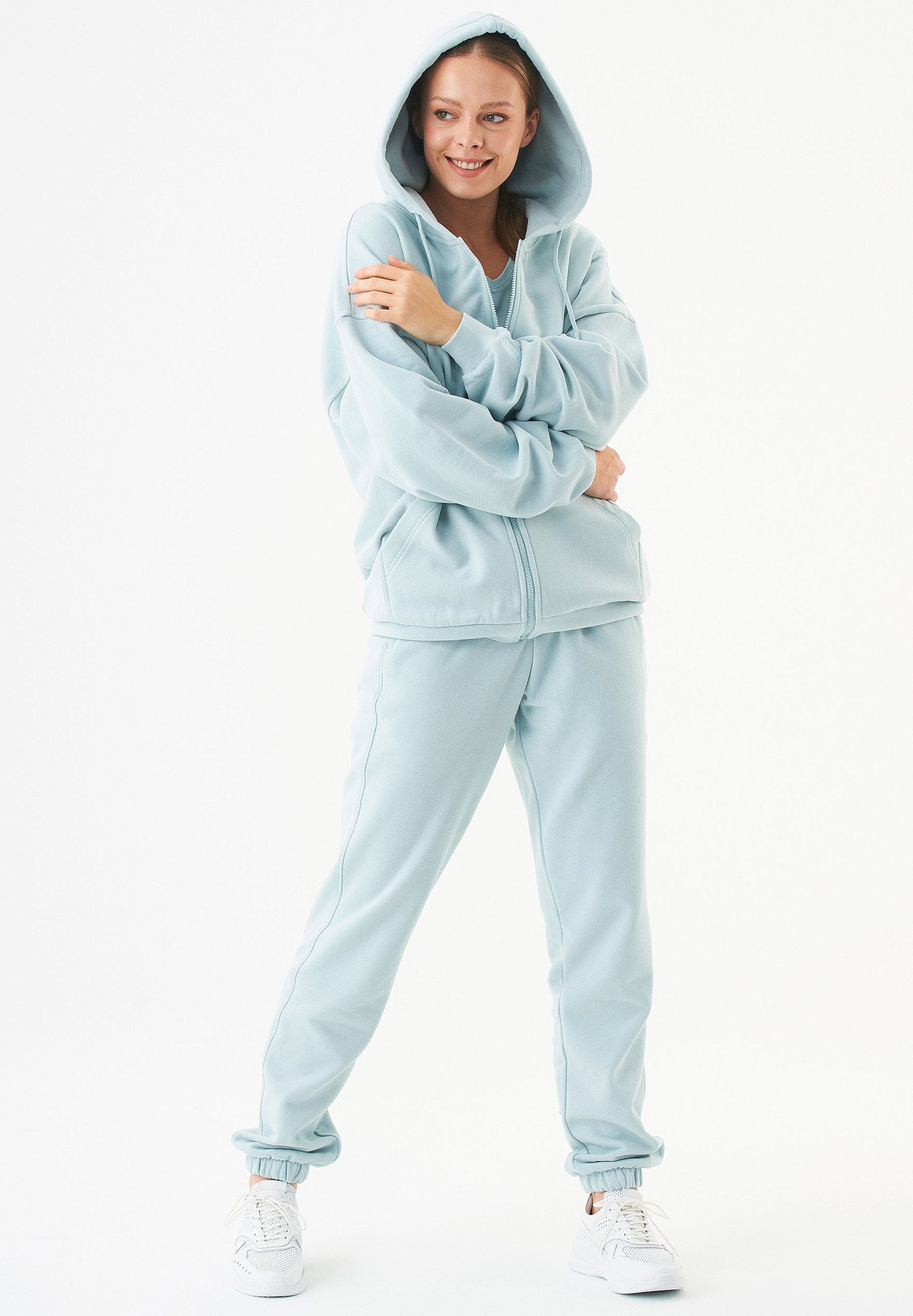 JALE Soft Touch Sweatjacke aus Bio-Baumwolle