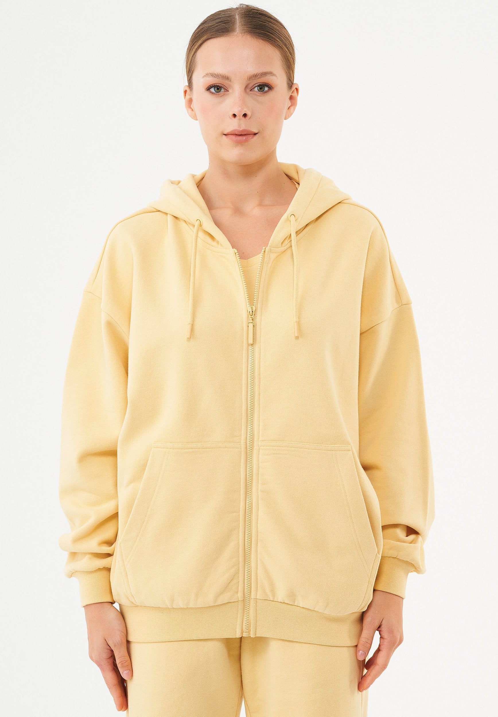 JALE Soft Touch Sweatjacke aus Bio-Baumwolle