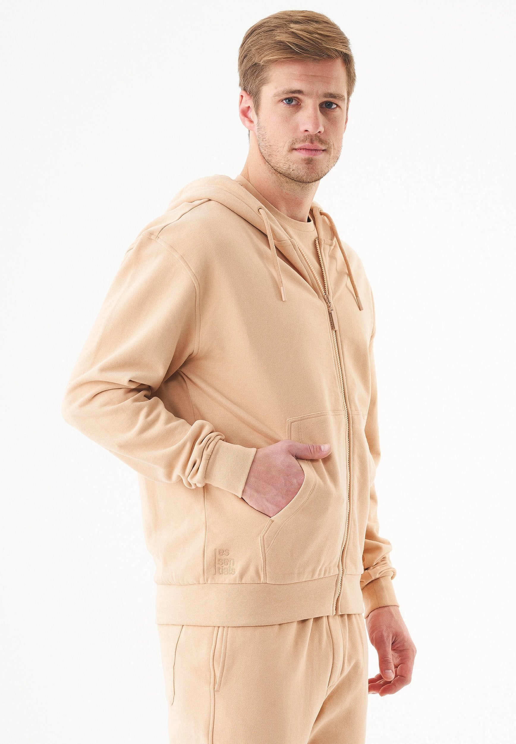 JUNDA- Unisex Soft Touch Sweatjacke aus Bio-Baumwolle