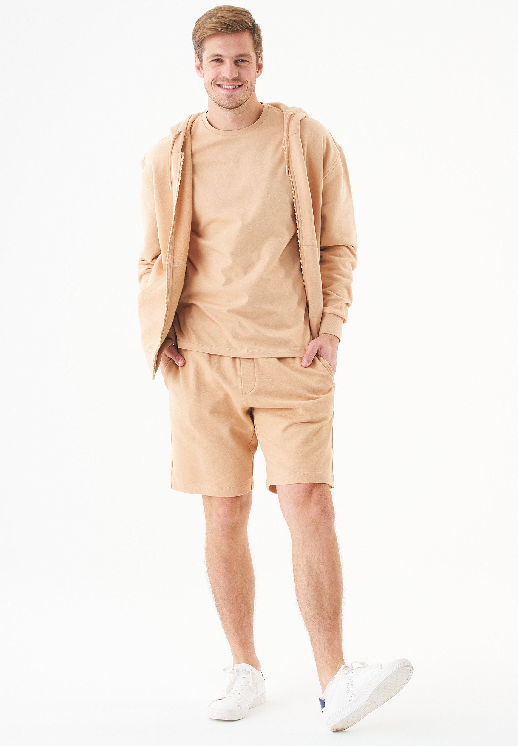 JUNDA Unisex Soft Touch Sweatjacke aus Bio-Baumwolle