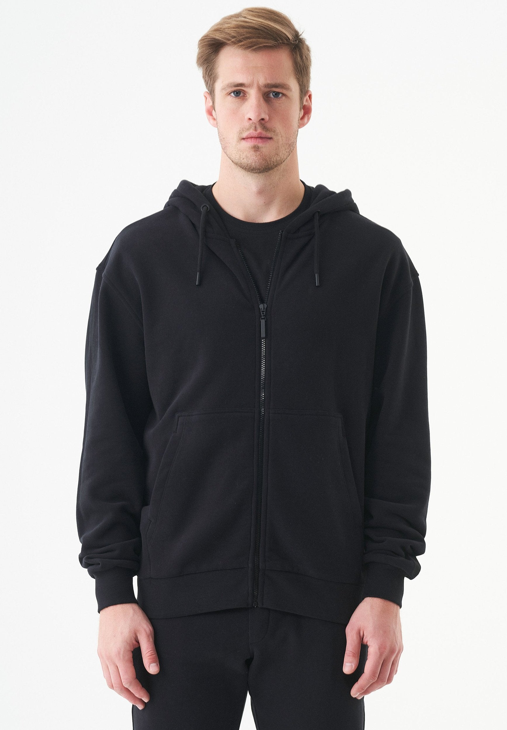 JUNDA Unisex Soft Touch Sweatjacke aus Bio-Baumwolle