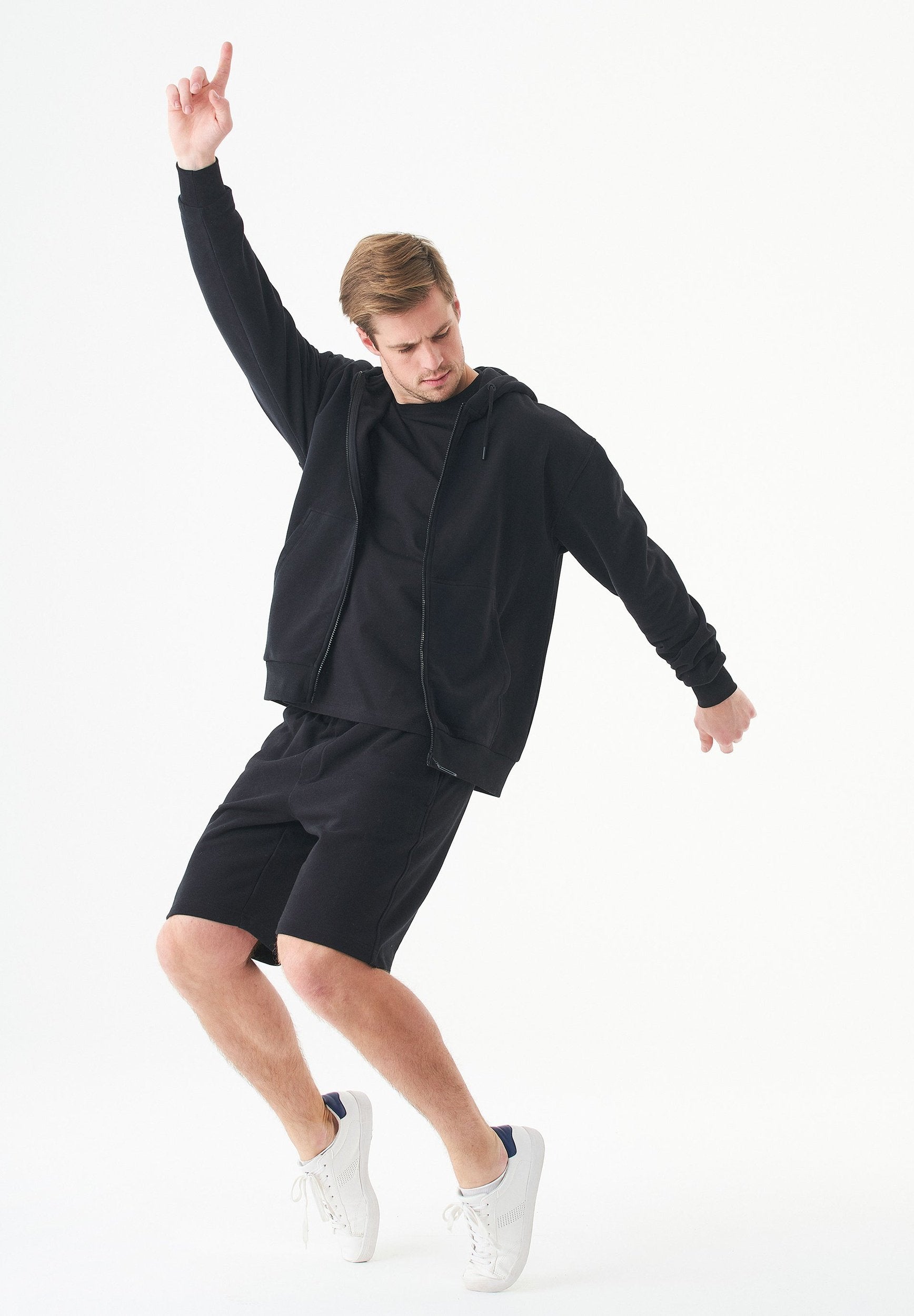 JUNDA Unisex Soft Touch Sweatjacke aus Bio-Baumwolle