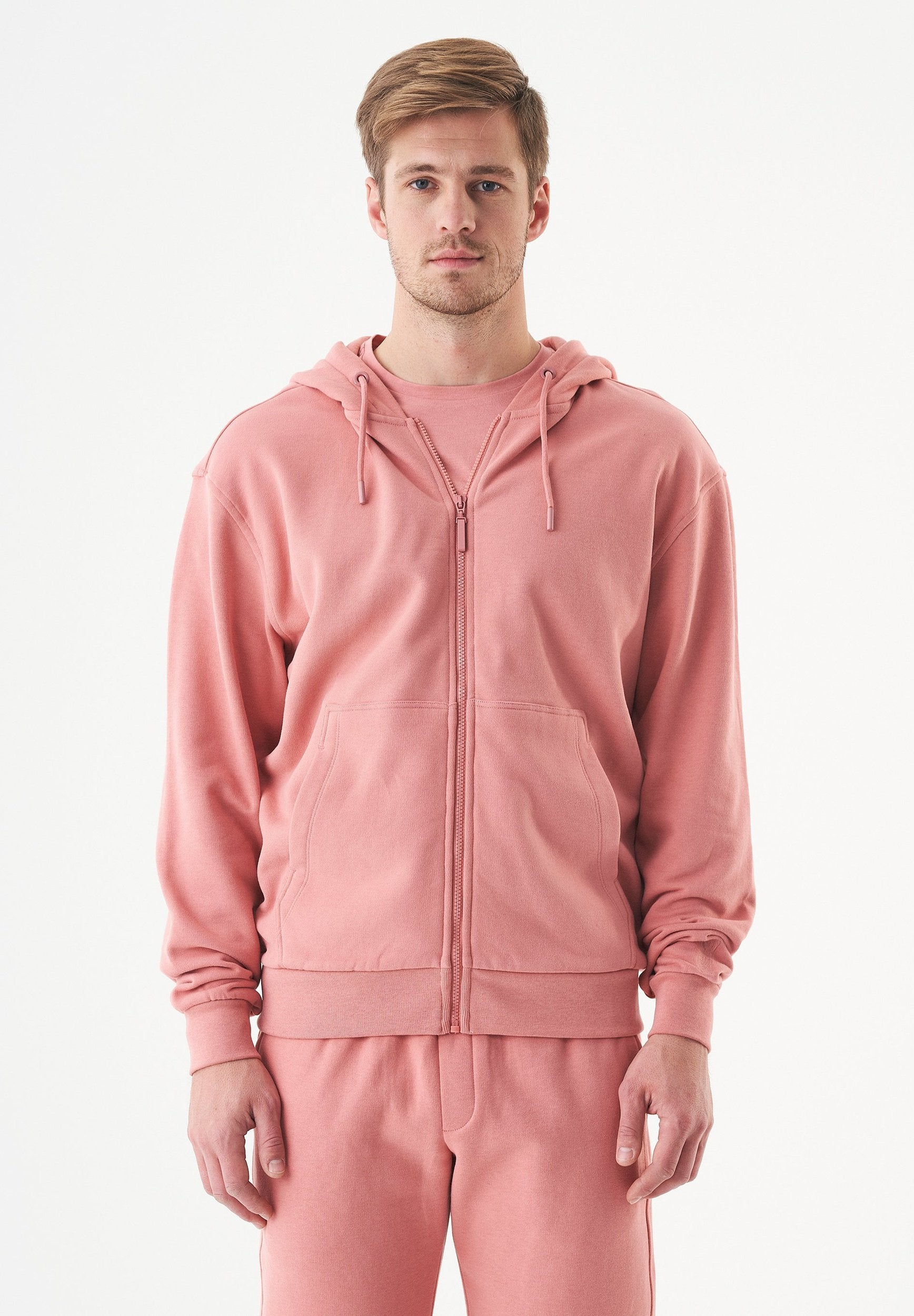 JUNDA Unisex Soft Touch Sweatjacke aus Bio-Baumwolle