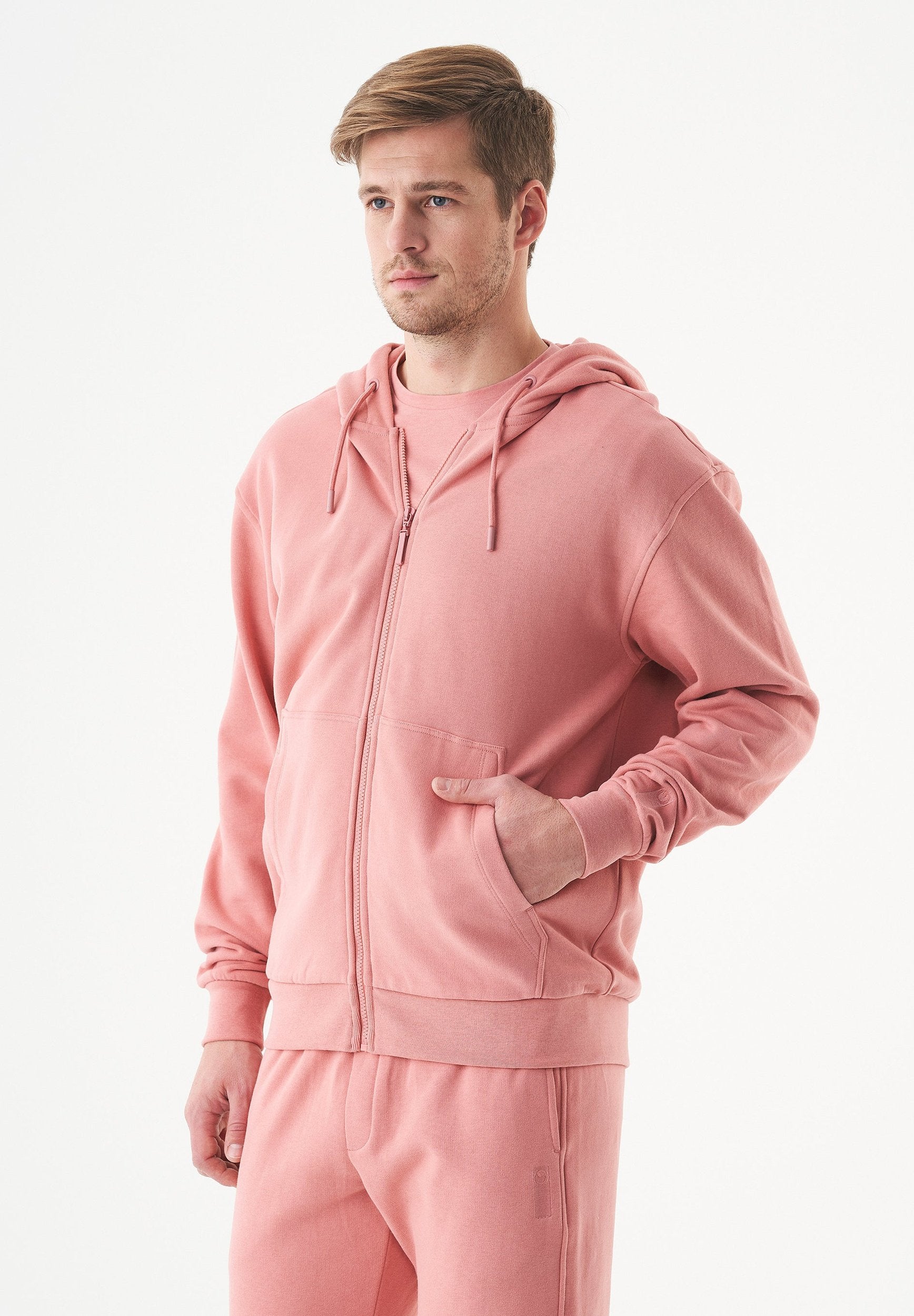 JUNDA Unisex Soft Touch Sweatjacke aus Bio-Baumwolle