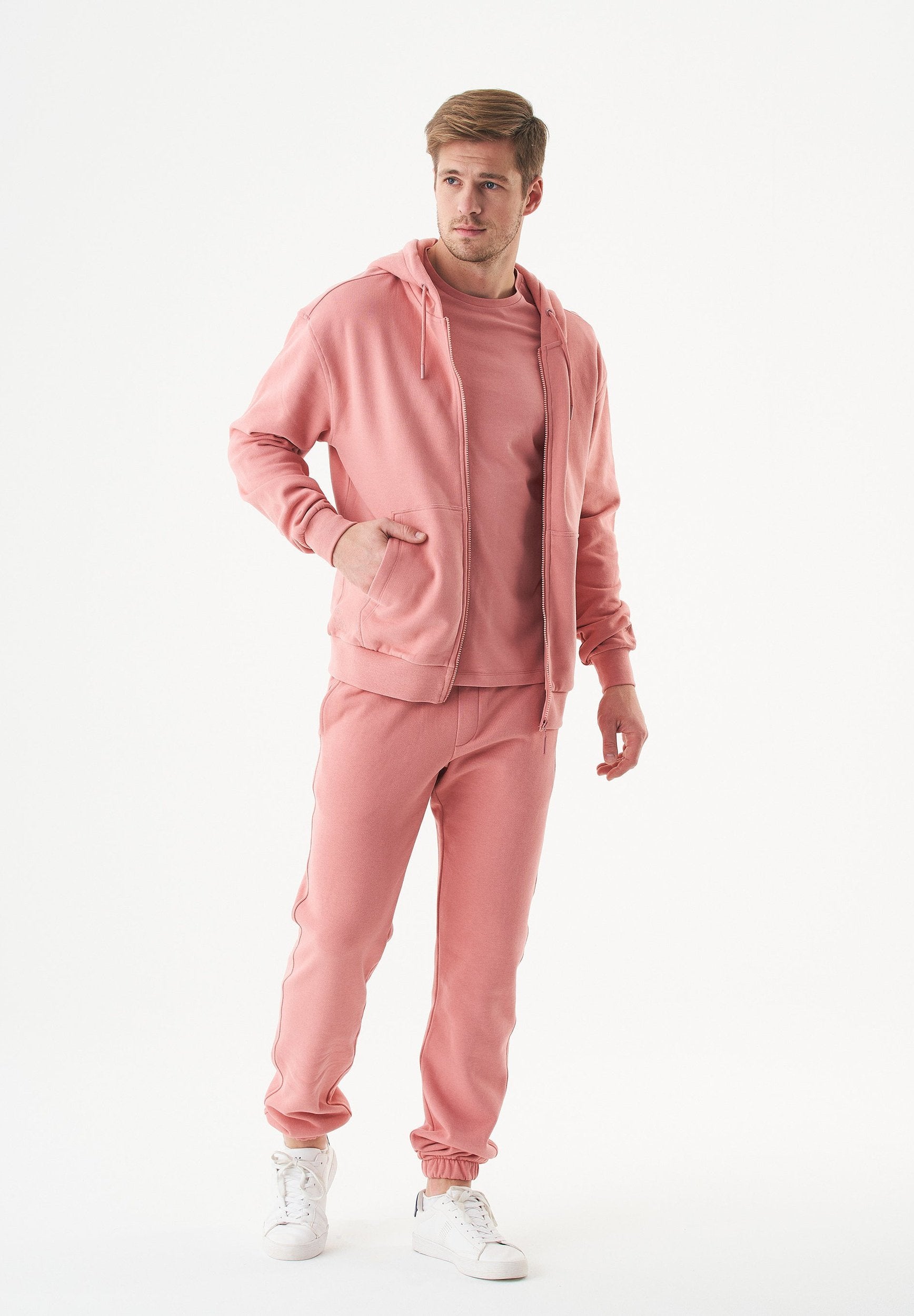 JUNDA Unisex Soft Touch Sweatjacke aus Bio-Baumwolle