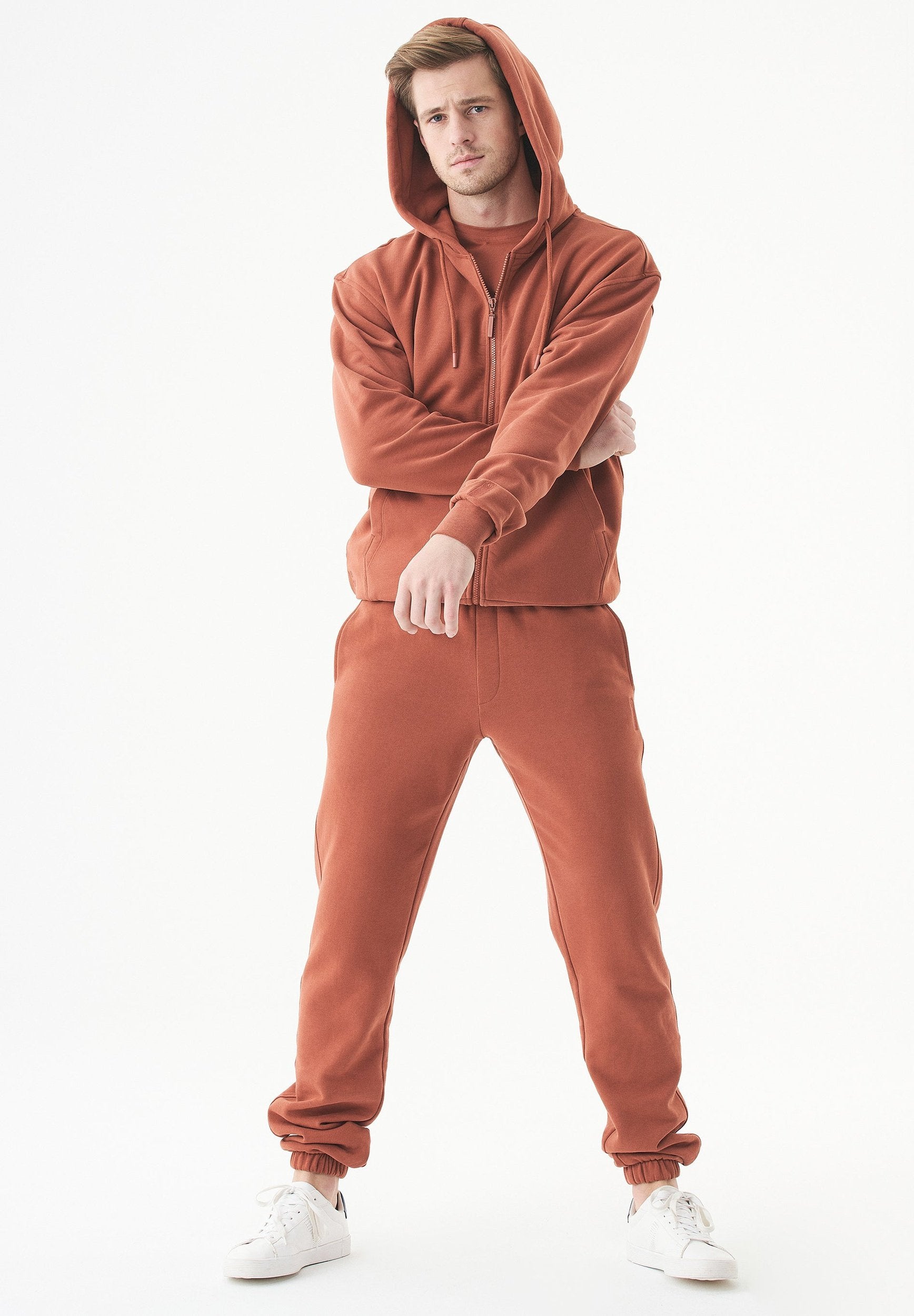 JUNDA Unisex Soft Touch Sweatjacke aus Bio-Baumwolle