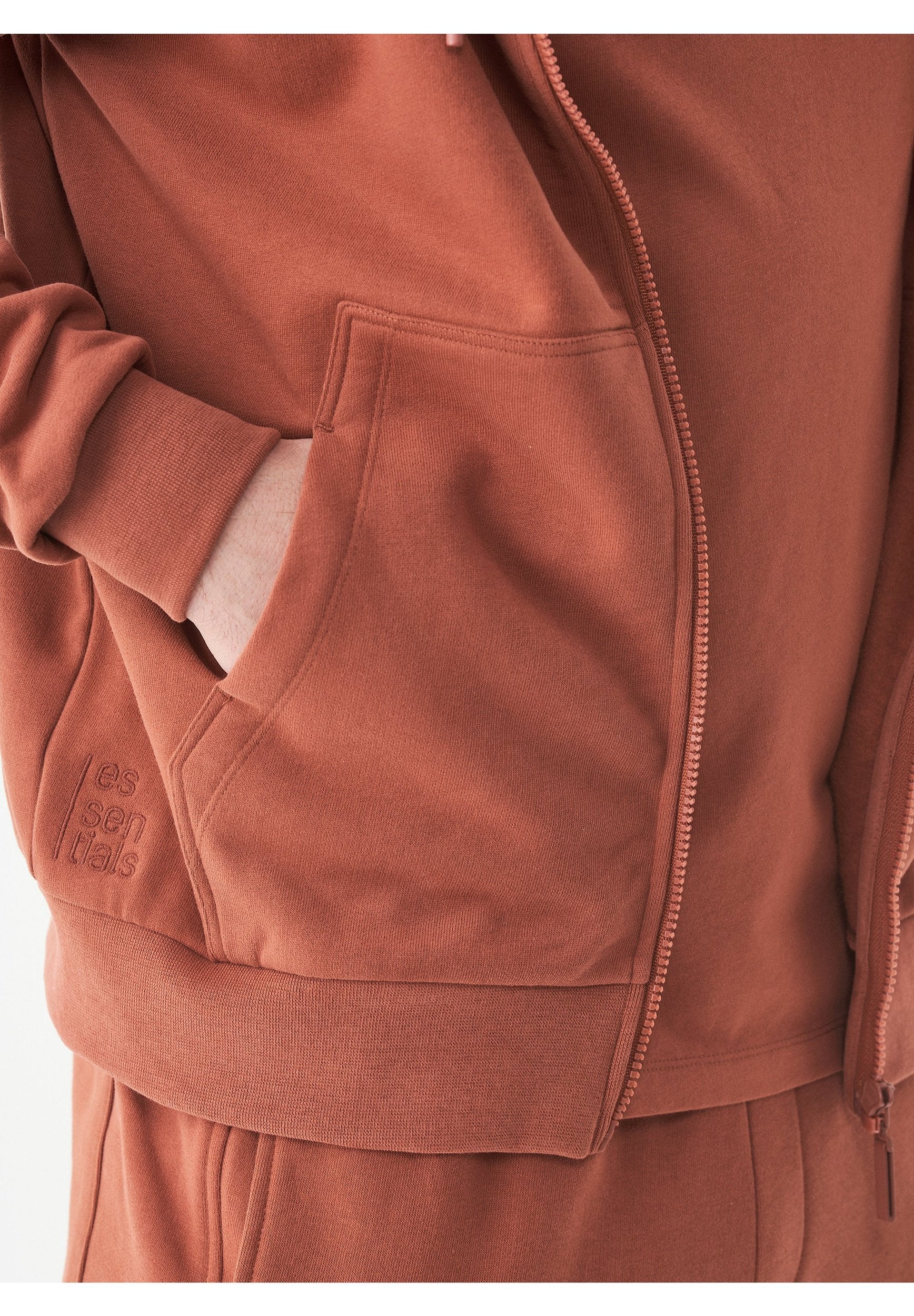 JUNDA Unisex Soft Touch Sweatjacke aus Bio-Baumwolle