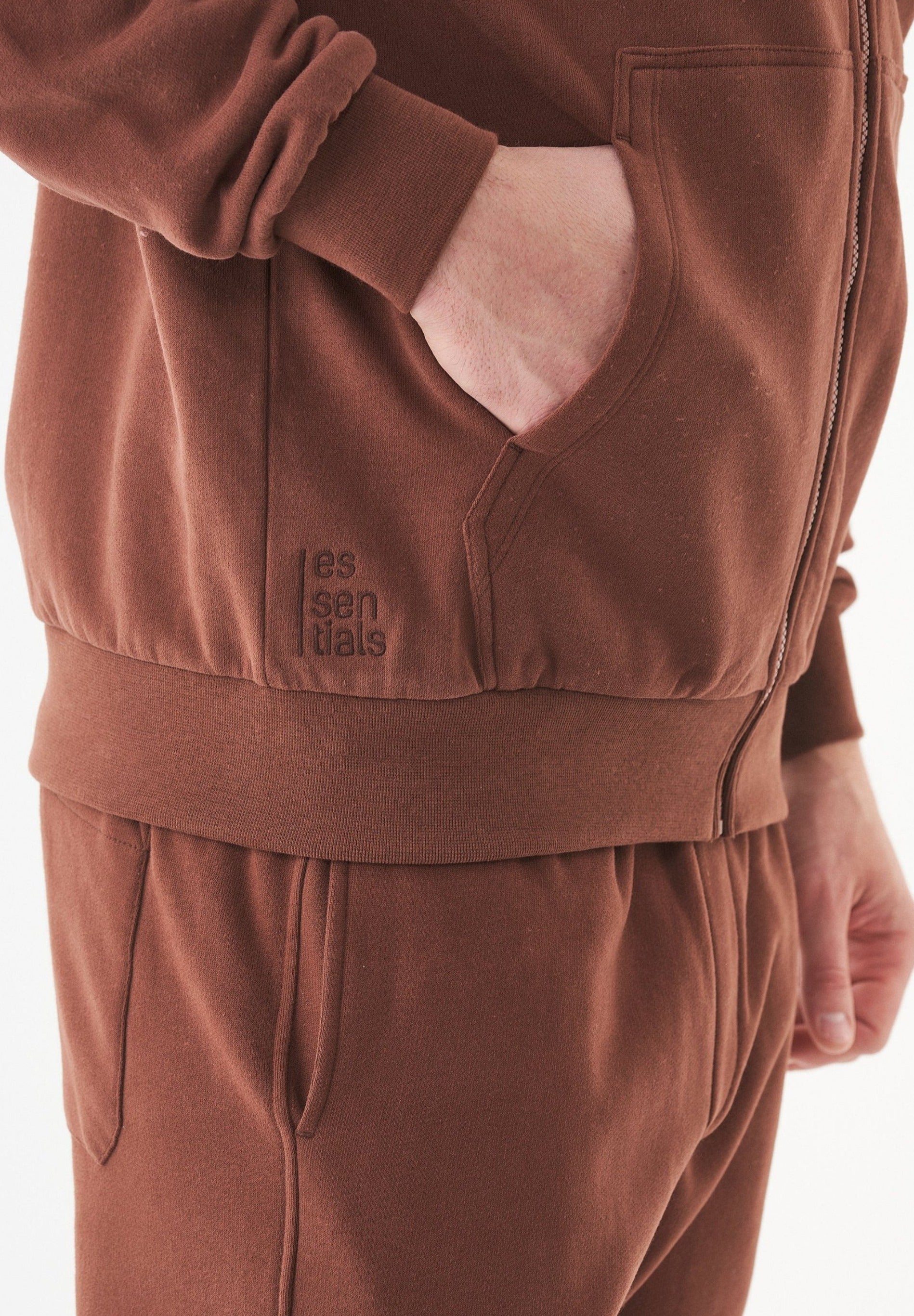 JUNDA Unisex Soft Touch Sweatjacke aus Bio-Baumwolle