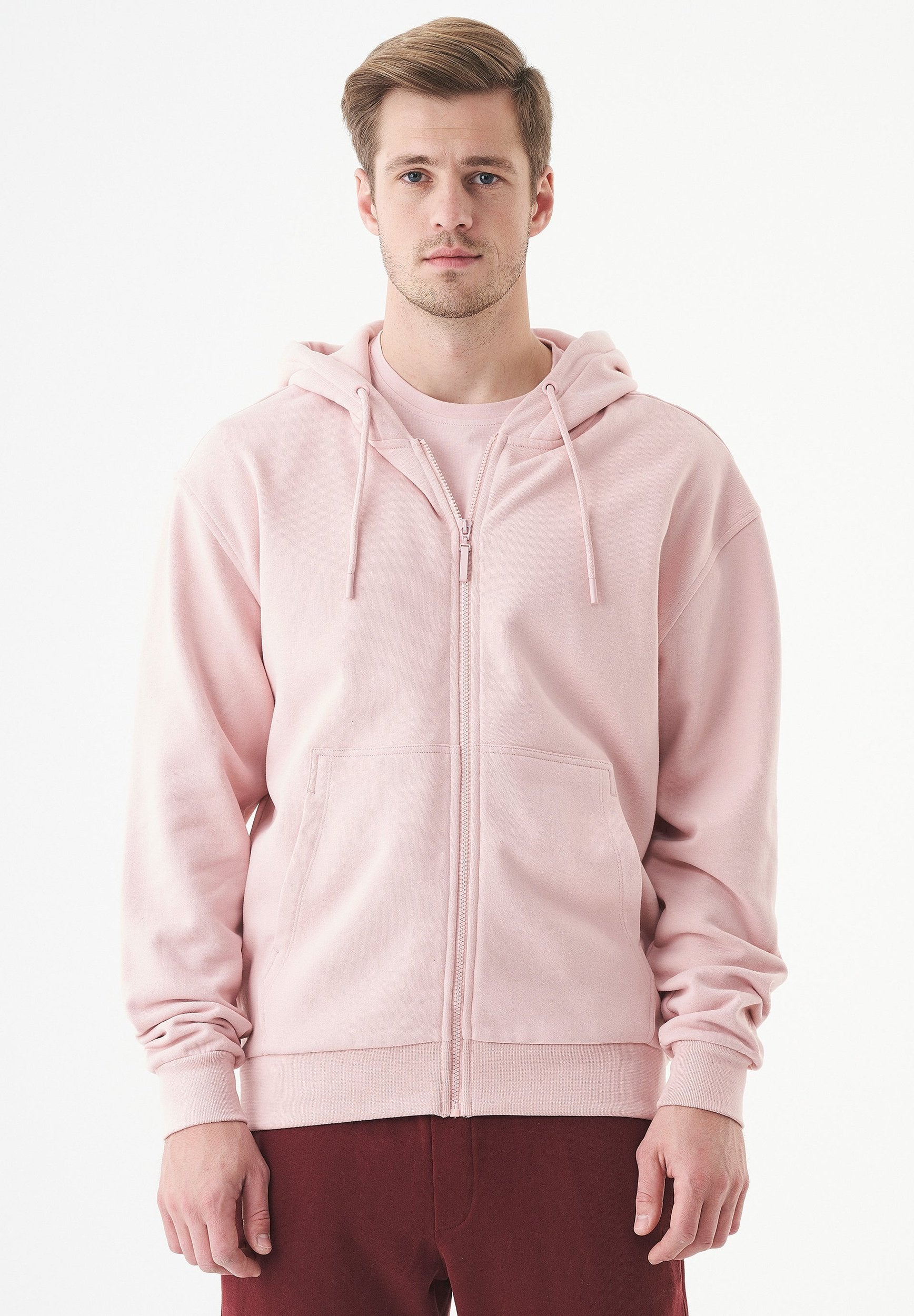 JUNDA Unisex Soft Touch Sweatjacke aus Bio-Baumwolle