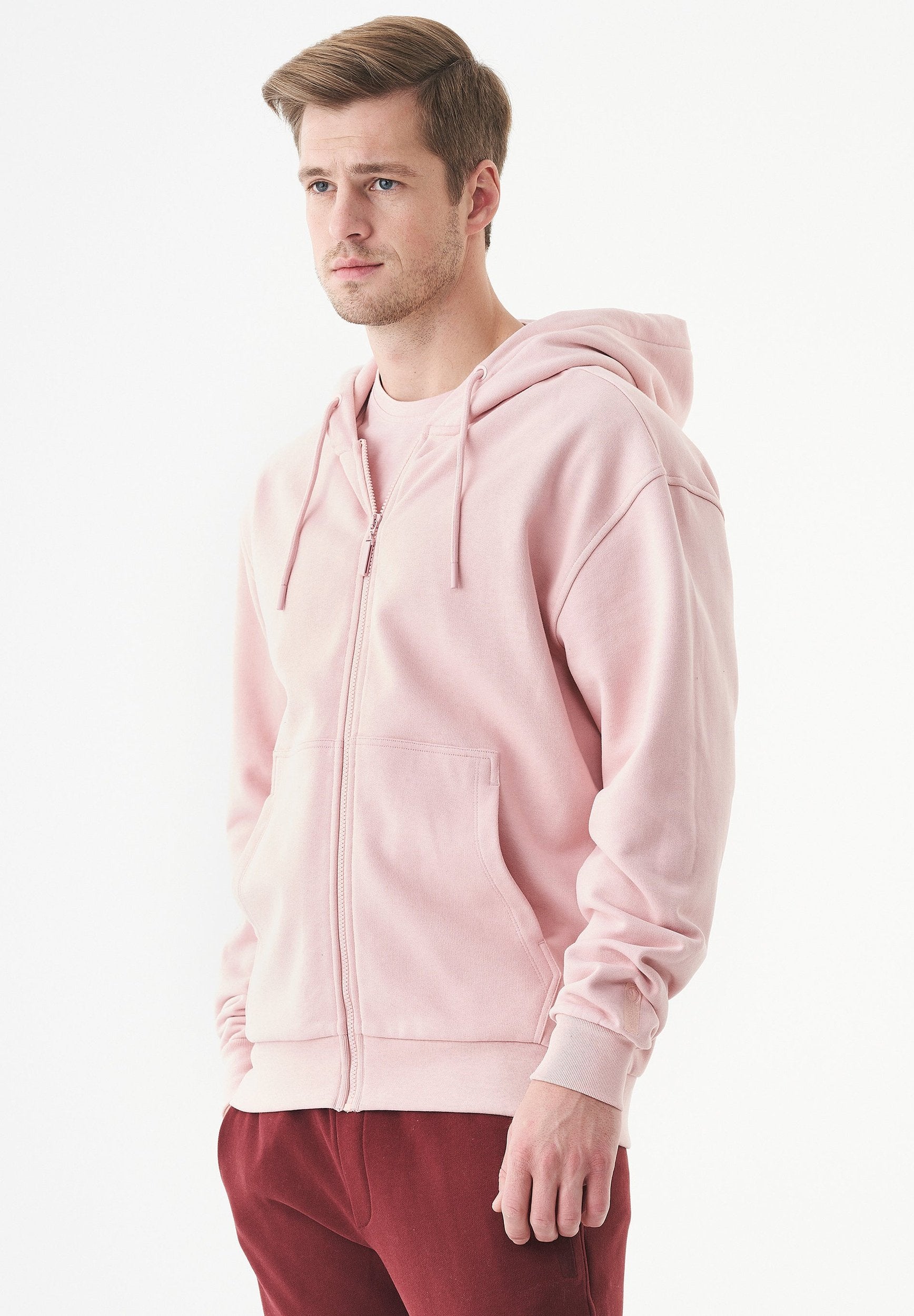 JUNDA Unisex Soft Touch Sweatjacke aus Bio-Baumwolle
