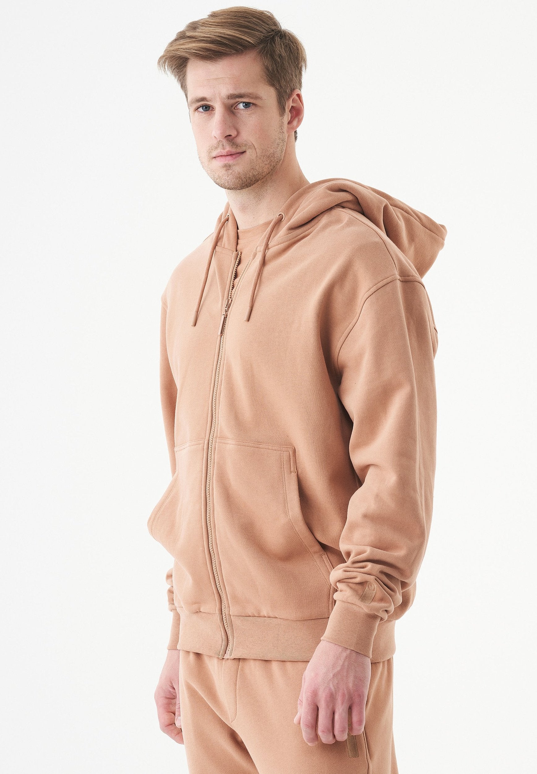 JUNDA Unisex Soft Touch Sweatjacke aus Bio-Baumwolle