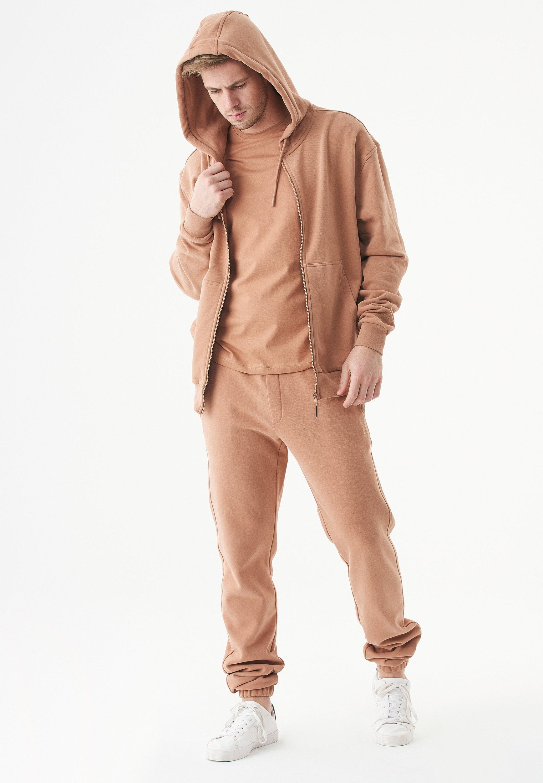 JUNDA Unisex Soft Touch Sweatjacke aus Bio-Baumwolle