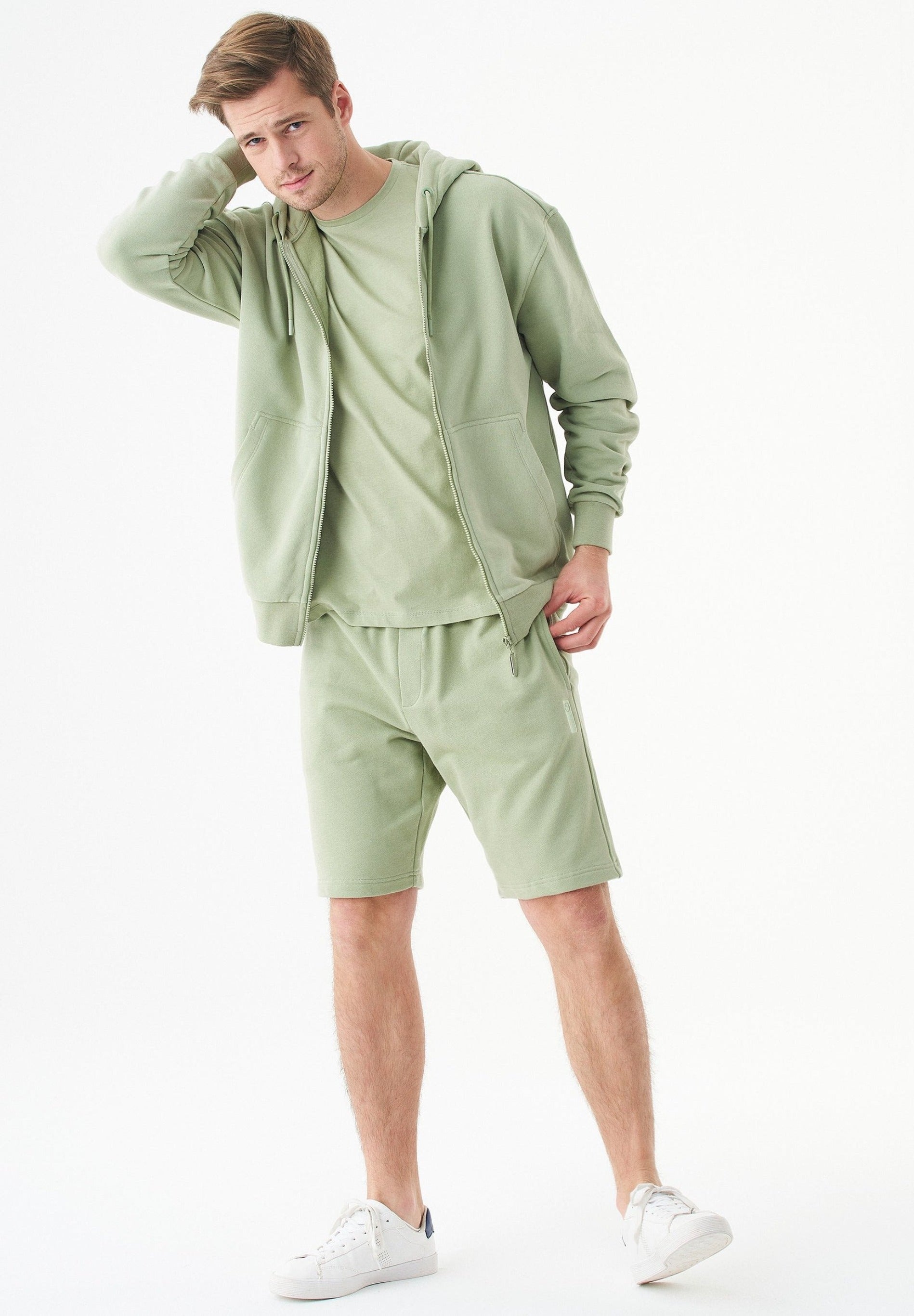 JUNDA Unisex Soft Touch Sweatjacke aus Bio-Baumwolle