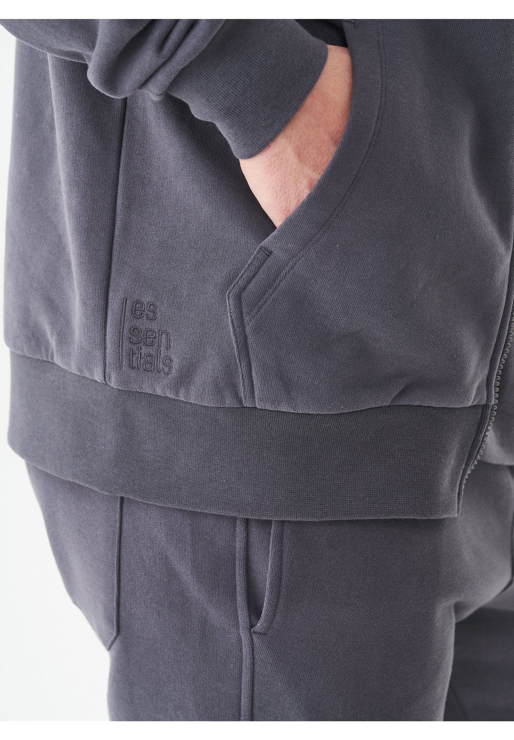 JUNDA Unisex Soft Touch Sweatjacke aus Bio-Baumwolle