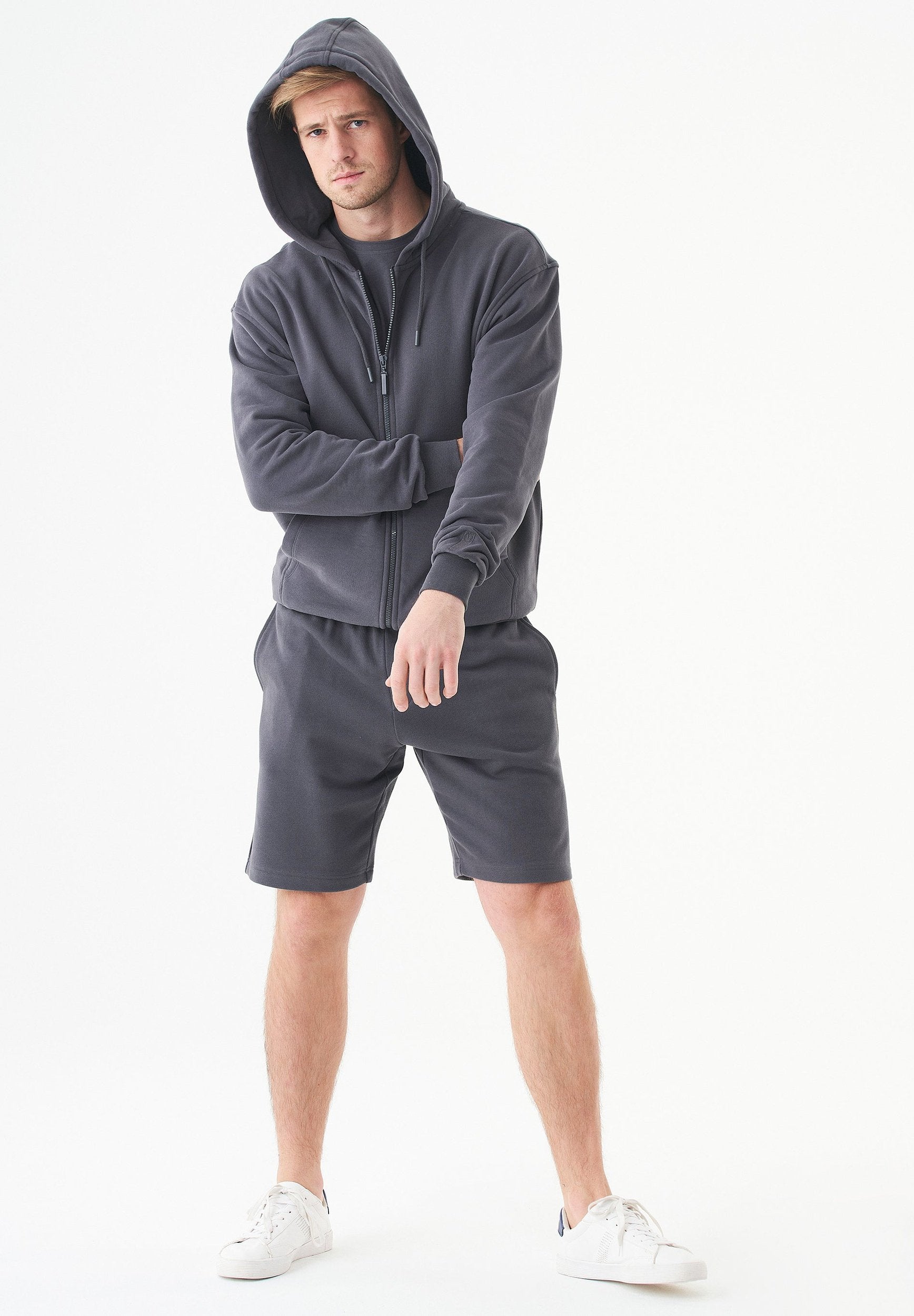 JUNDA Unisex Soft Touch Sweatjacke aus Bio-Baumwolle