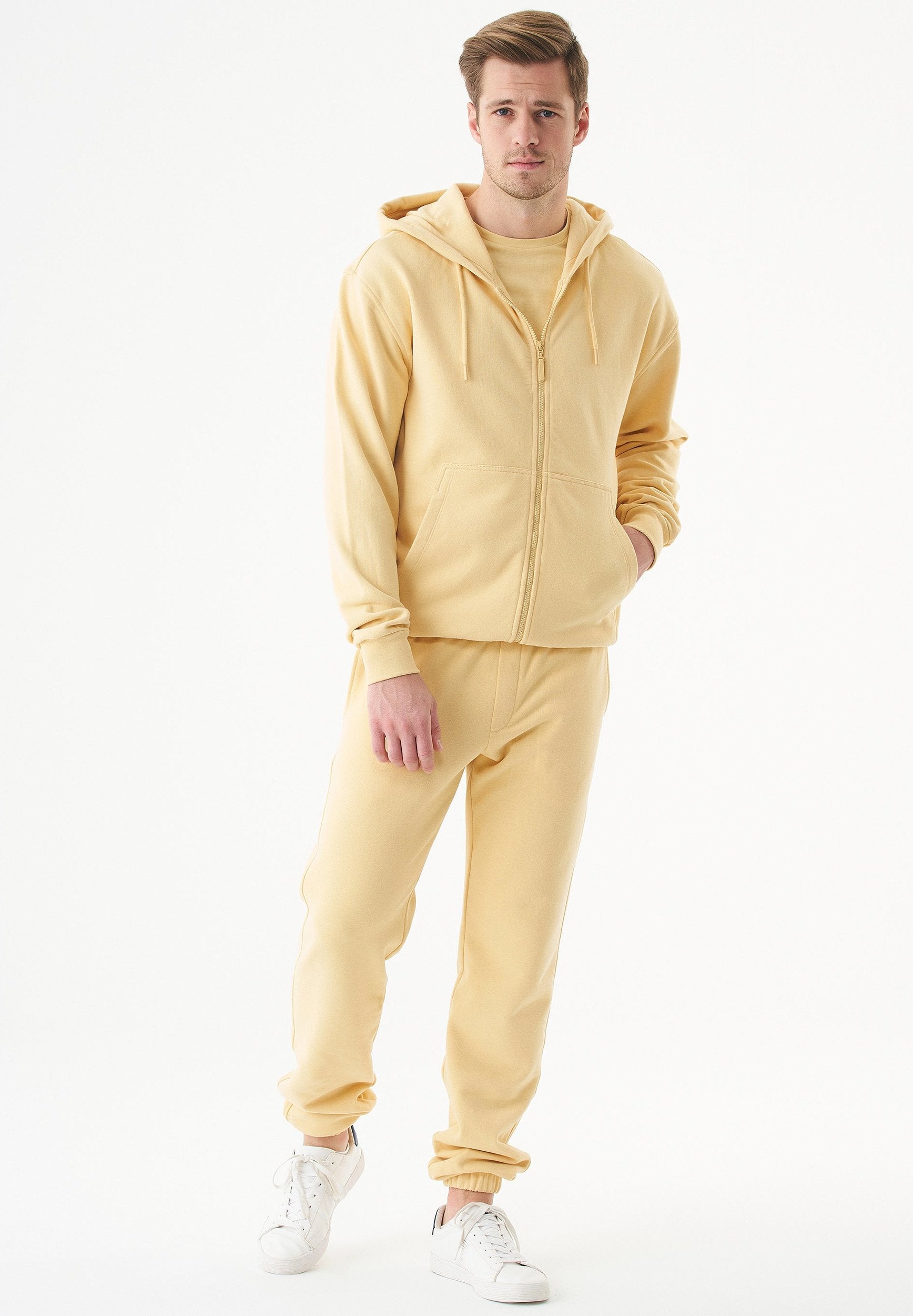 JUNDA Unisex Soft Touch Sweatjacke aus Bio-Baumwolle