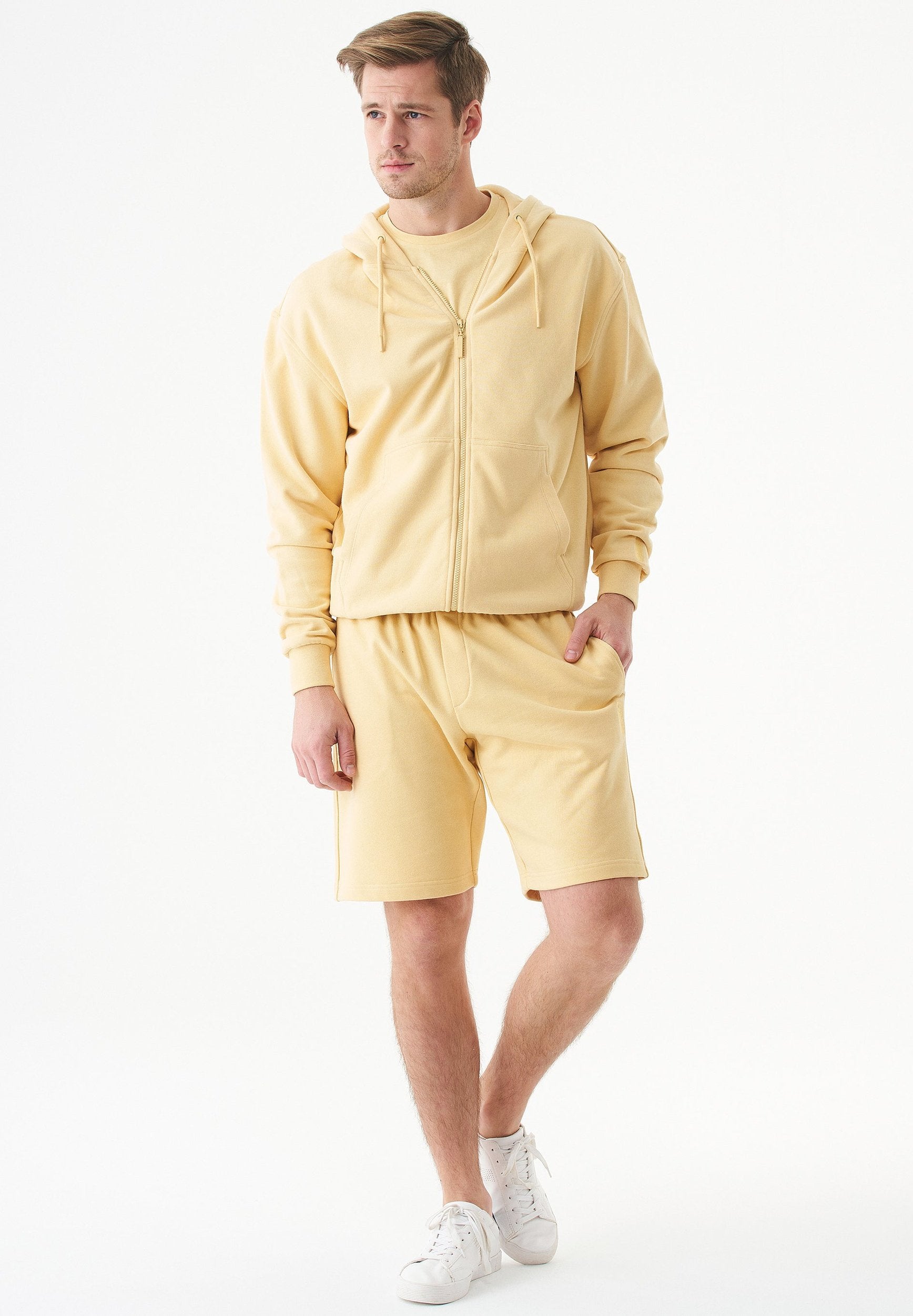 JUNDA Unisex Soft Touch Sweatjacke aus Bio-Baumwolle