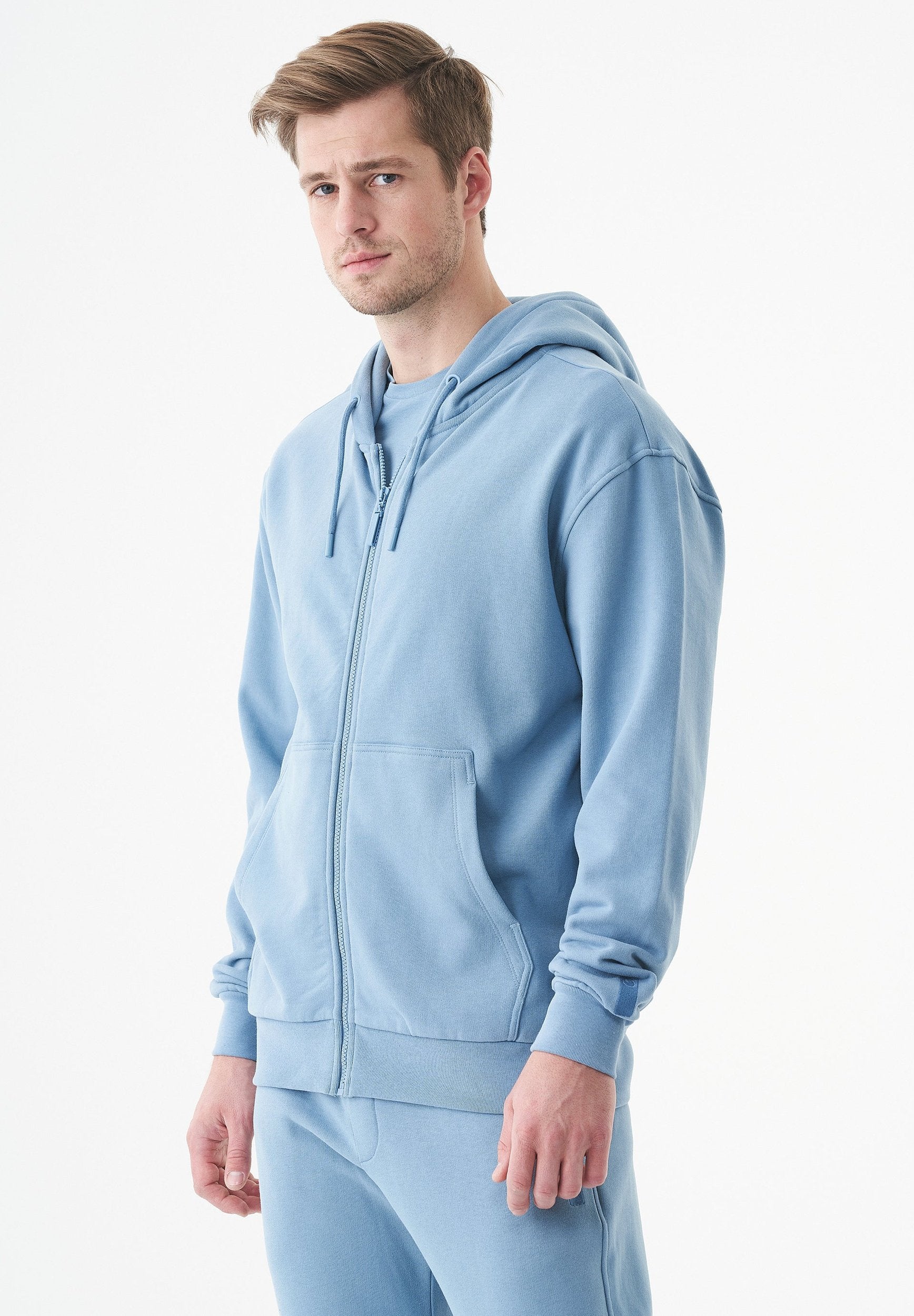 JUNDA Unisex Soft Touch Sweatjacke aus Bio-Baumwolle