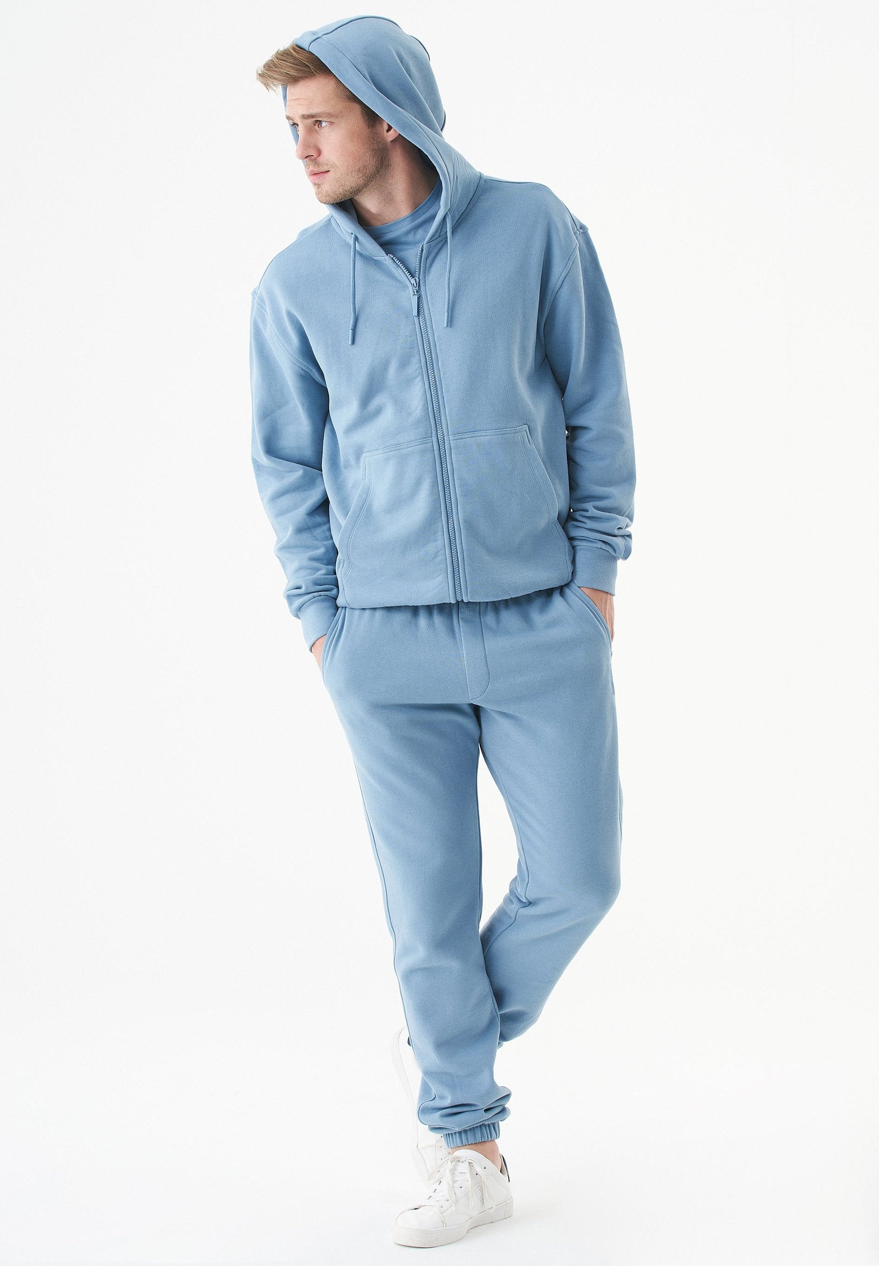 JUNDA Unisex Soft Touch Sweatjacke aus Bio-Baumwolle