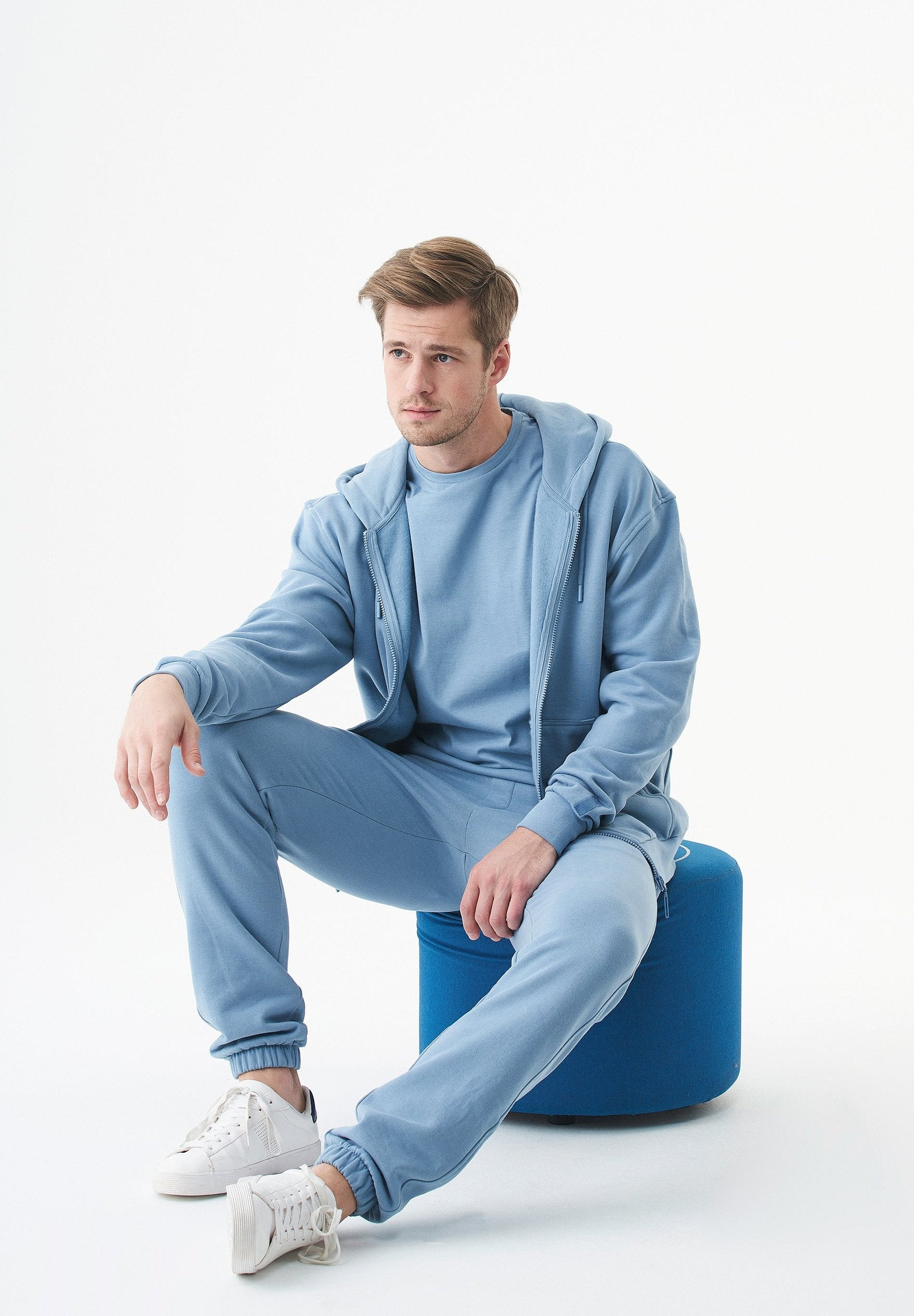 JUNDA Unisex Soft Touch Sweatjacke aus Bio-Baumwolle