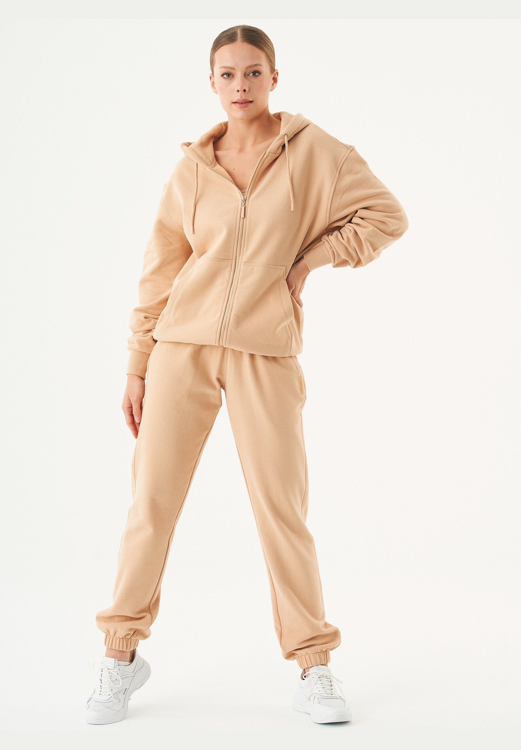 JUNDA Unisex Soft Touch Sweatjacke aus Bio-Baumwolle