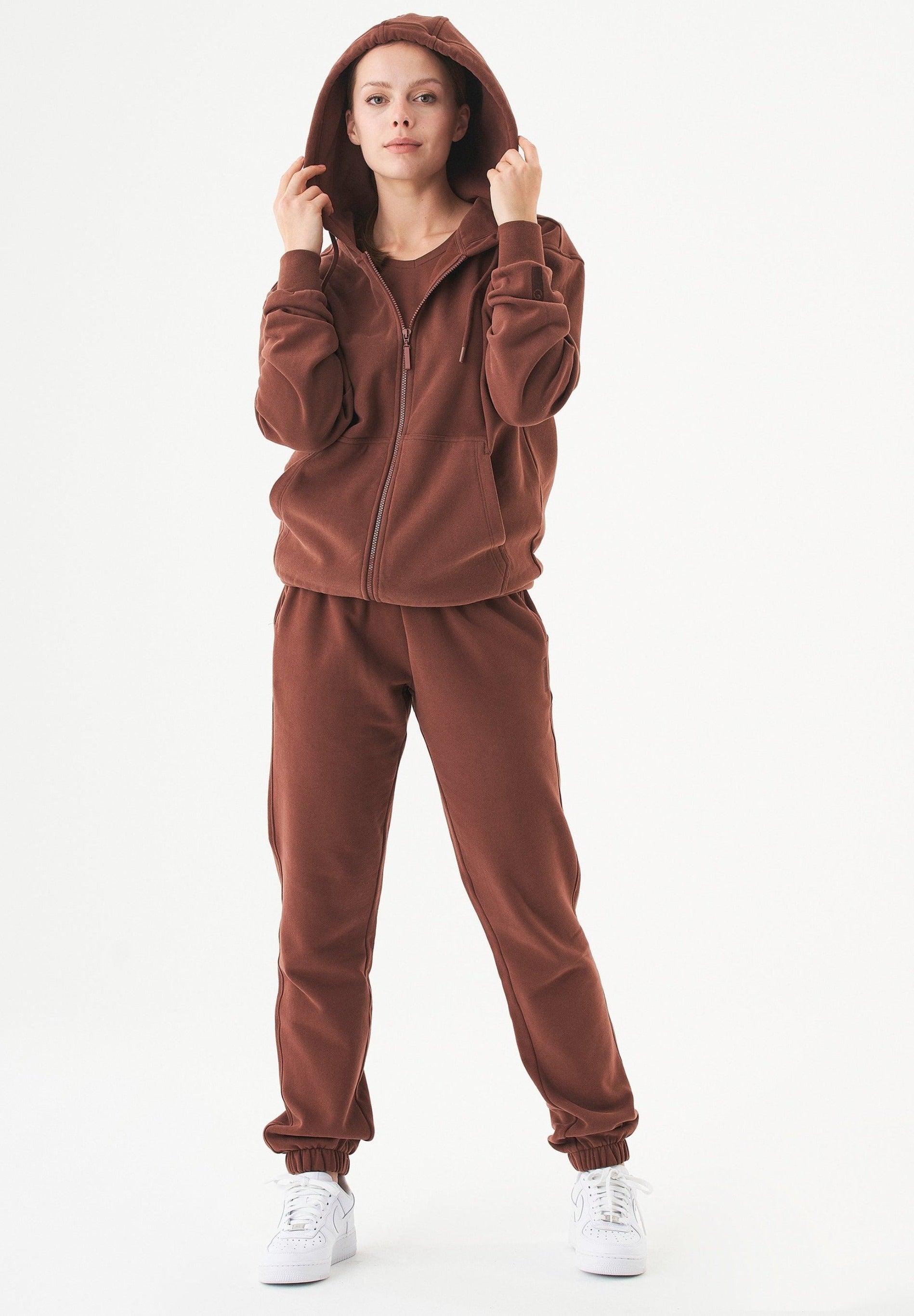 JUNDA Unisex Soft Touch Sweatjacke aus Bio-Baumwolle