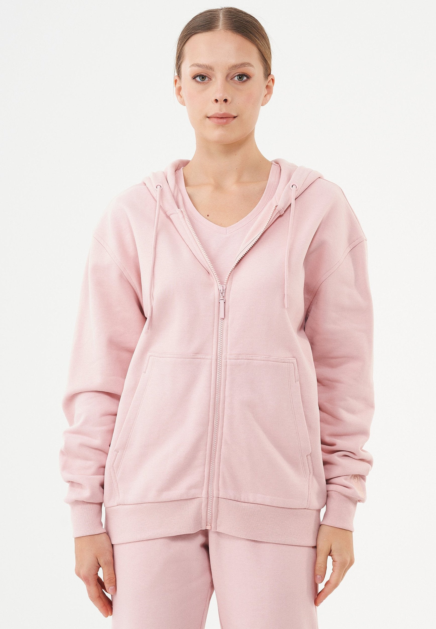 JUNDA Unisex Soft Touch Sweatjacke aus Bio-Baumwolle