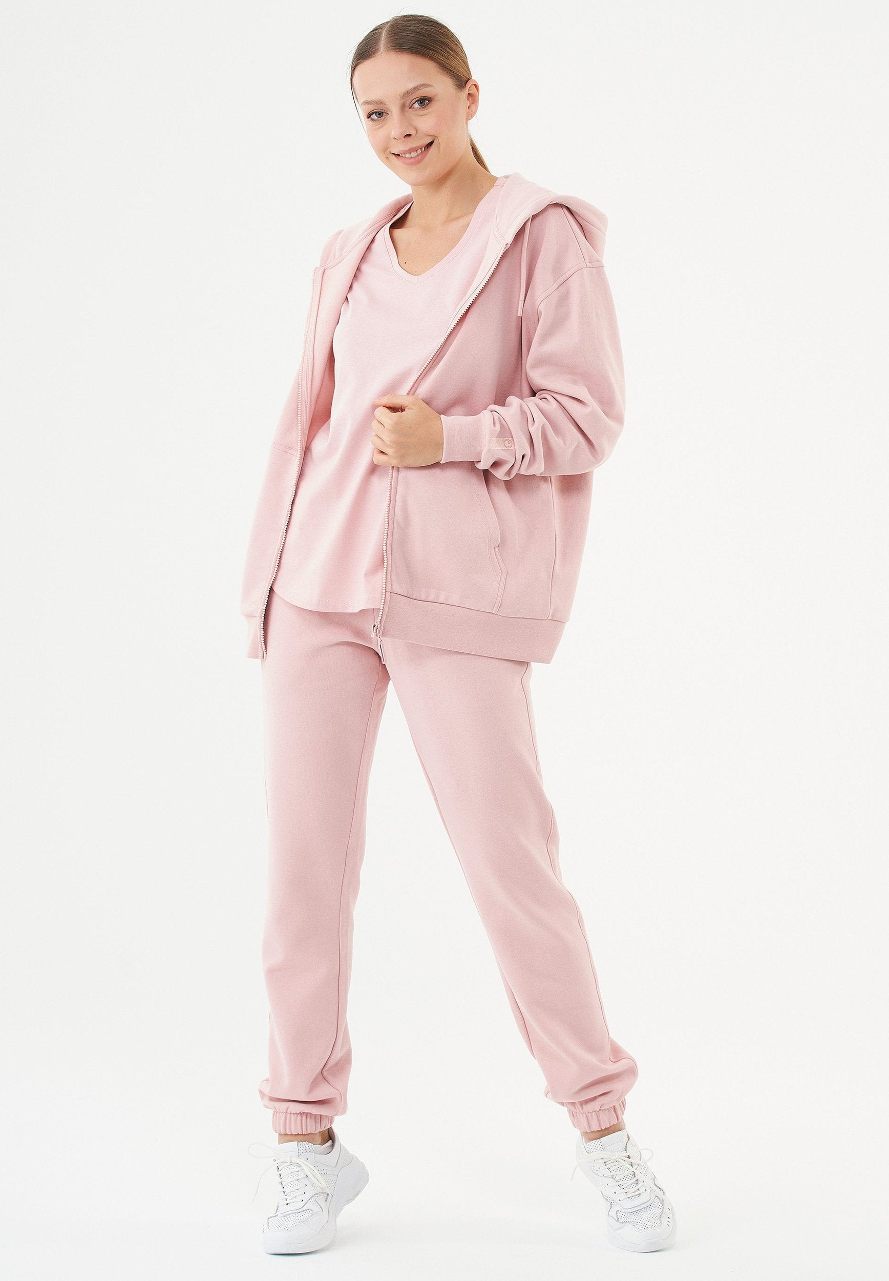 JUNDA Unisex Soft Touch Sweatjacke aus Bio-Baumwolle