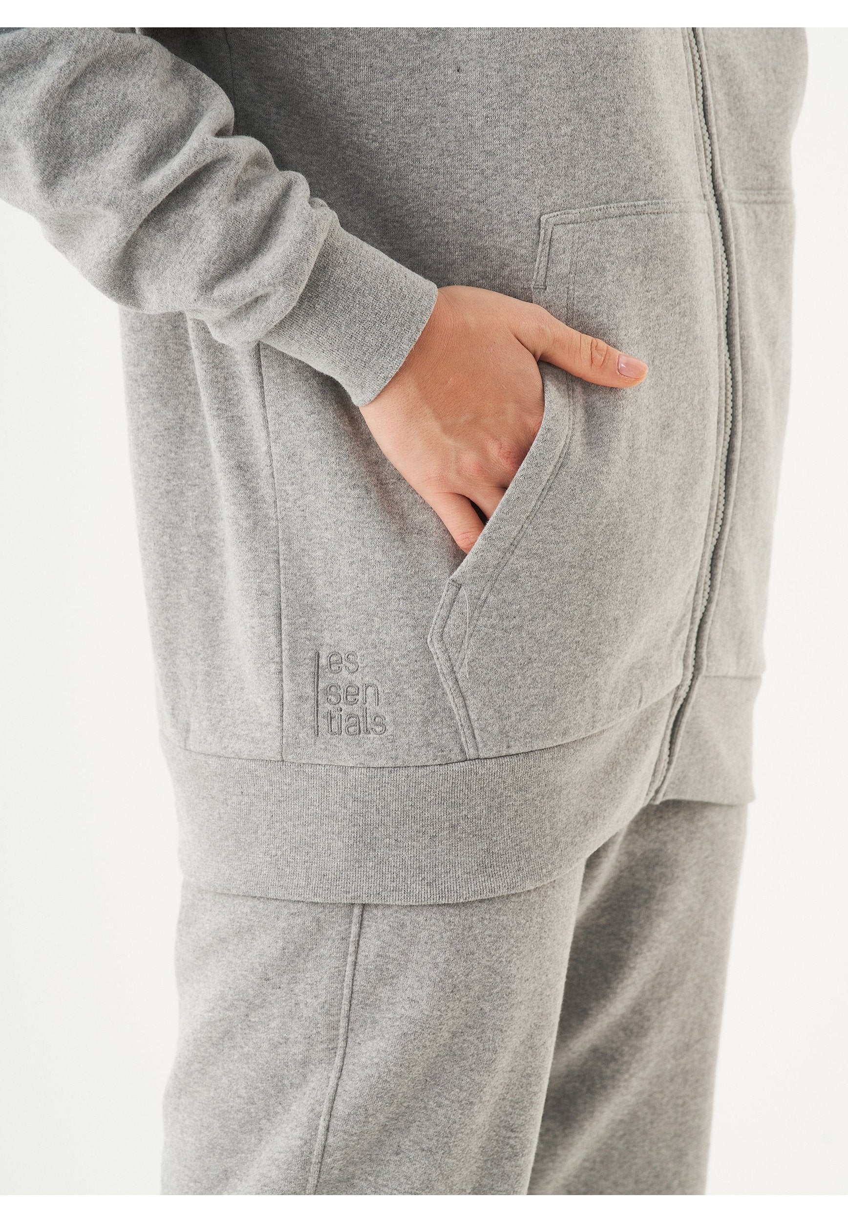 JUNDA Unisex Soft Touch Sweatjacke aus Bio-Baumwolle