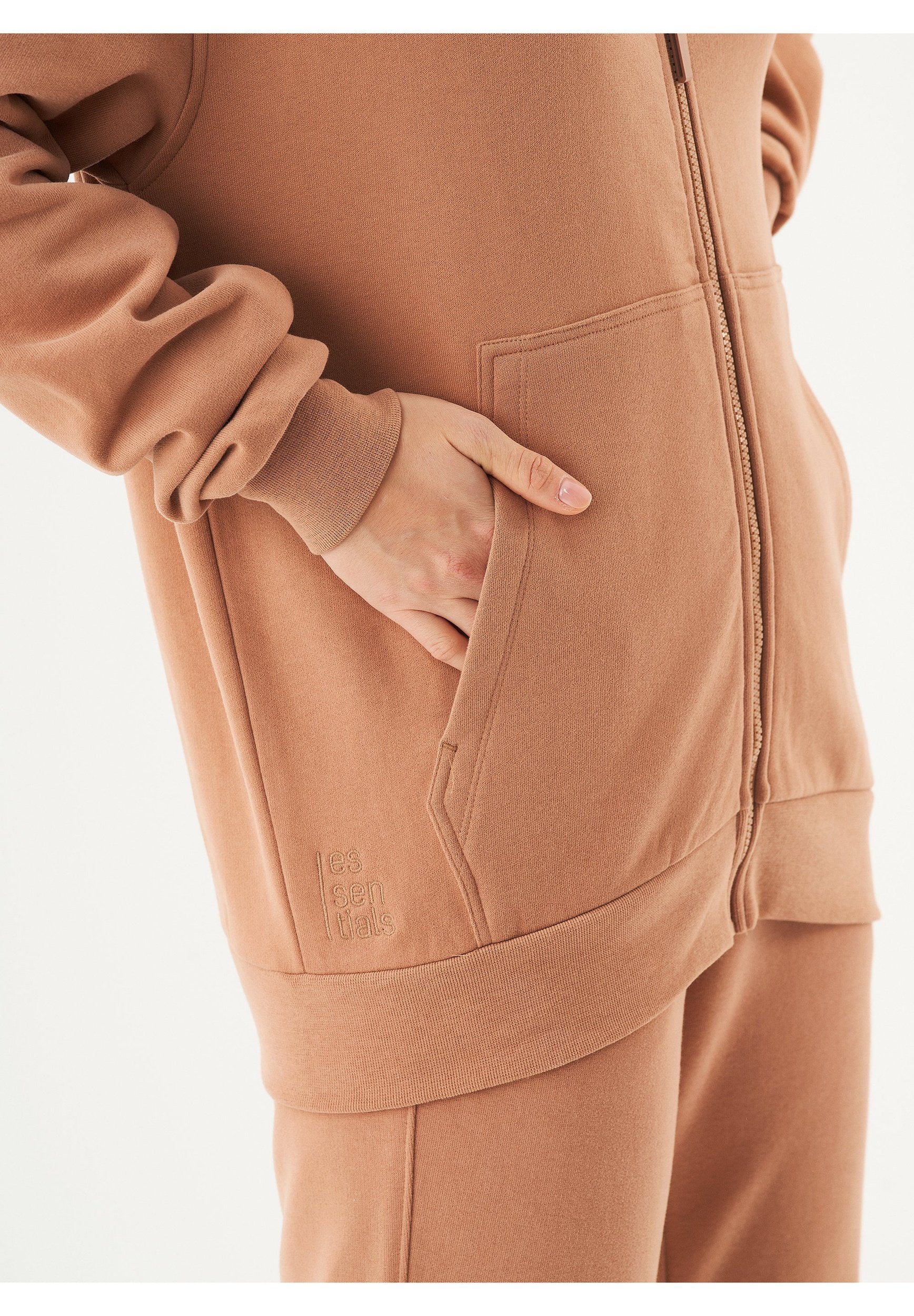 JUNDA Unisex Soft Touch Sweatjacke aus Bio-Baumwolle