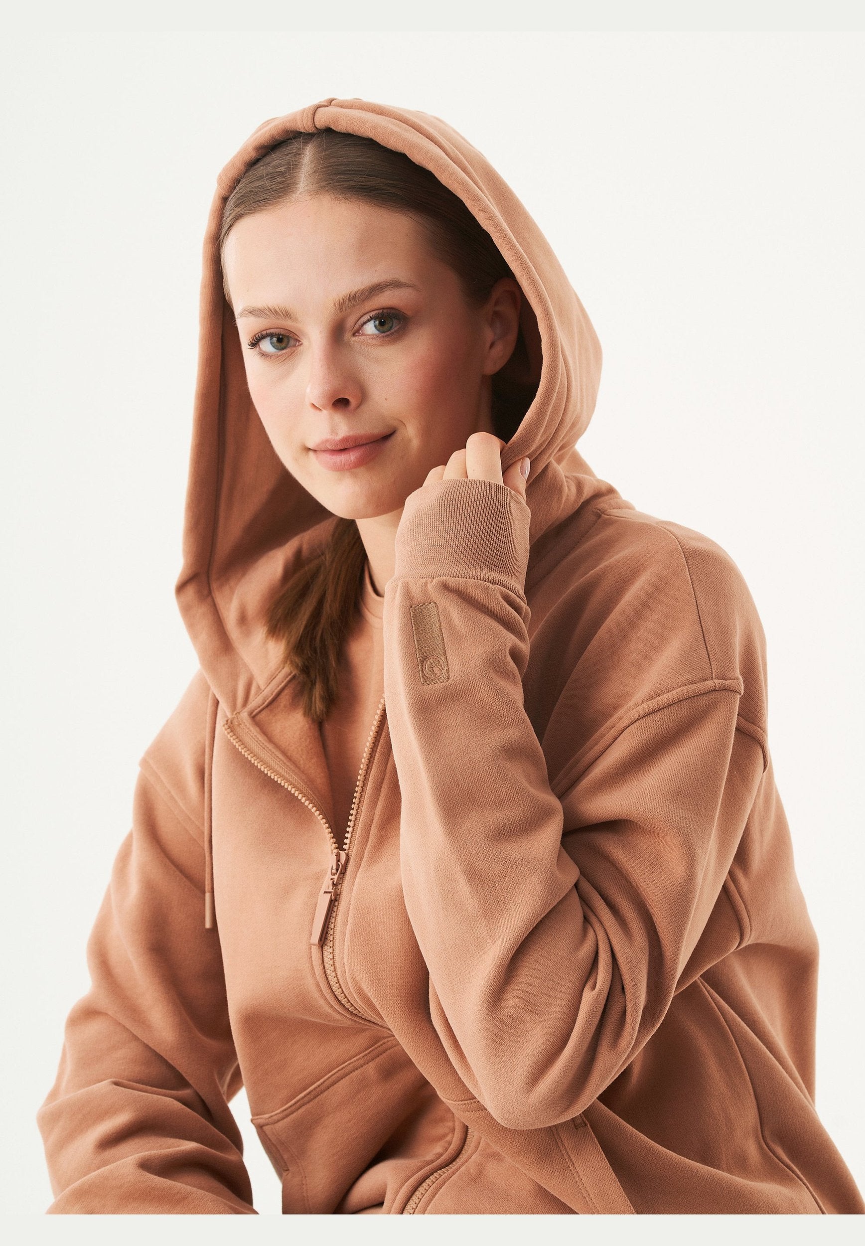 JUNDA Unisex Soft Touch Sweatjacke aus Bio-Baumwolle
