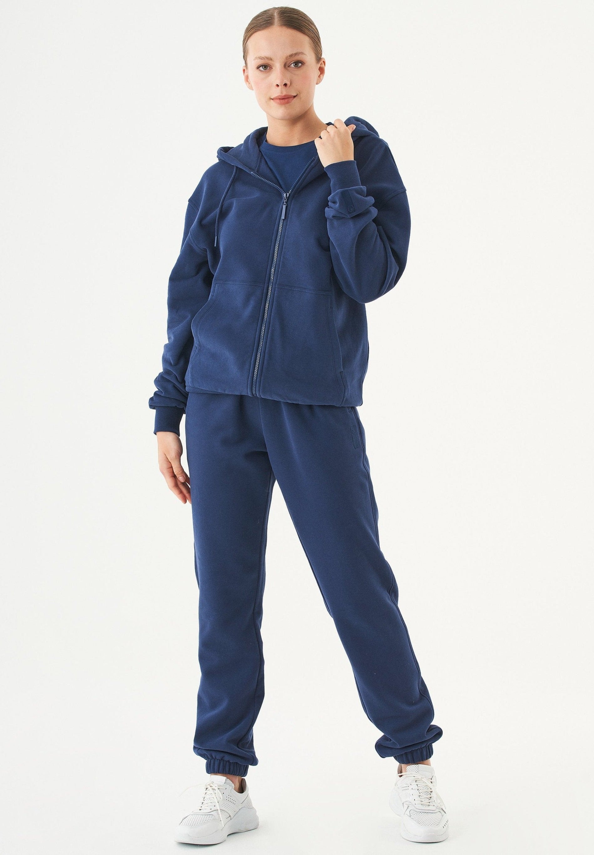 JUNDA Unisex Soft Touch Sweatjacke aus Bio-Baumwolle