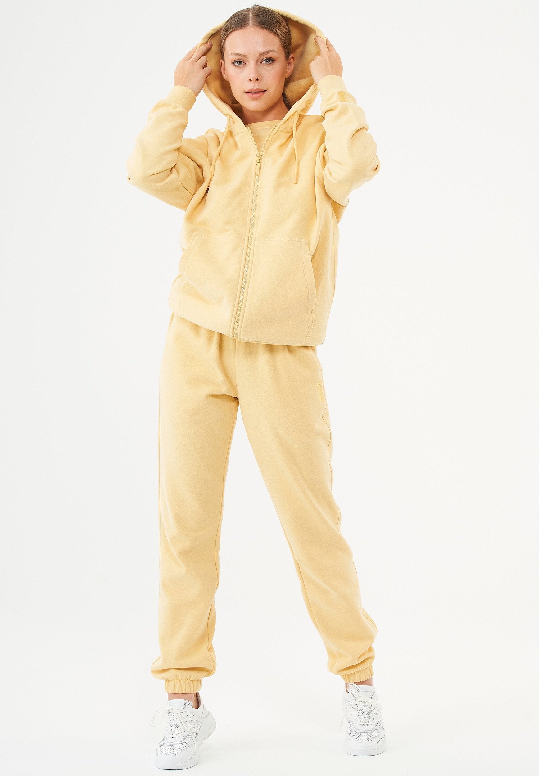 JUNDA Unisex Soft Touch Sweatjacke aus Bio-Baumwolle