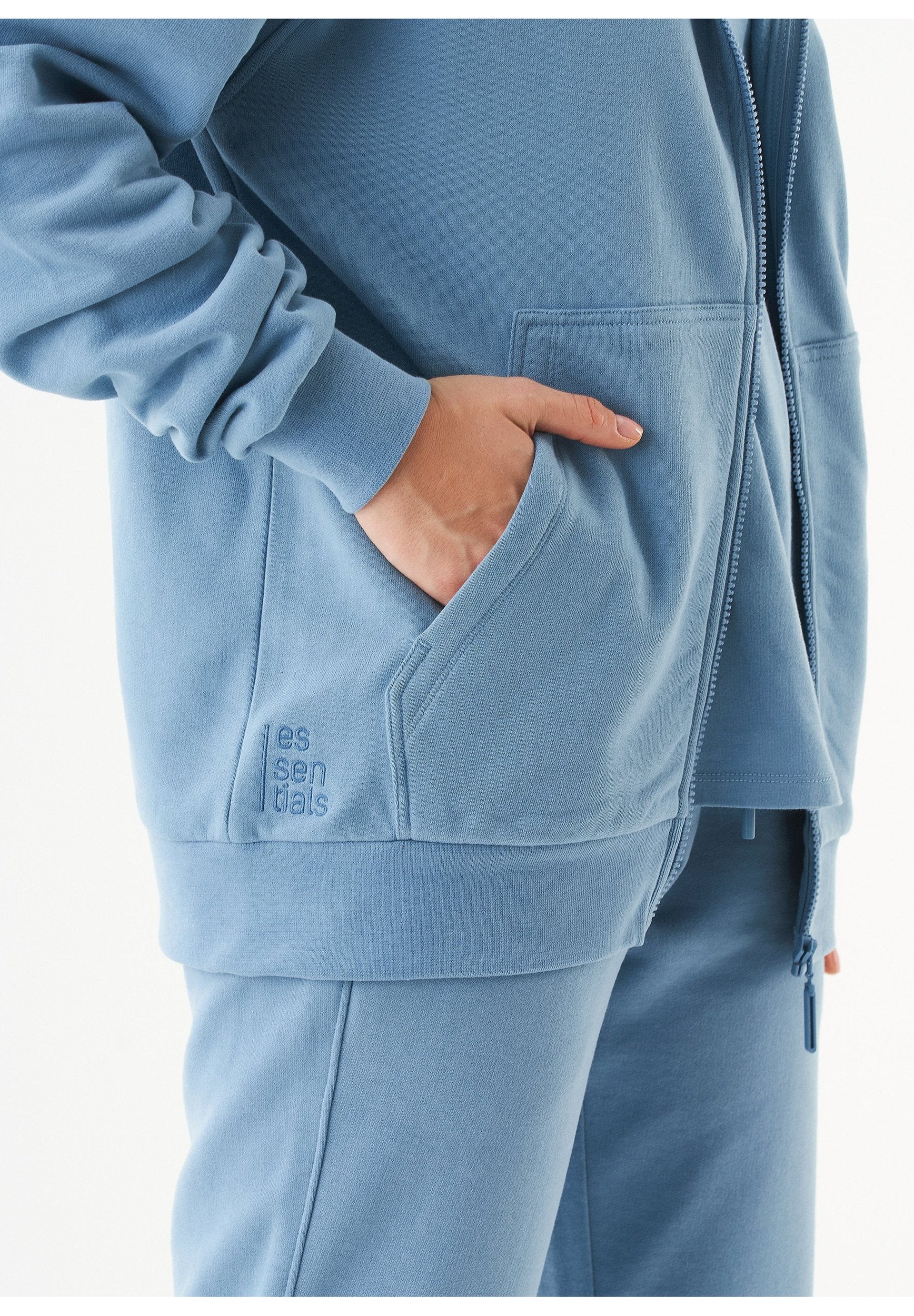 JUNDA Unisex Soft Touch Sweatjacke aus Bio-Baumwolle