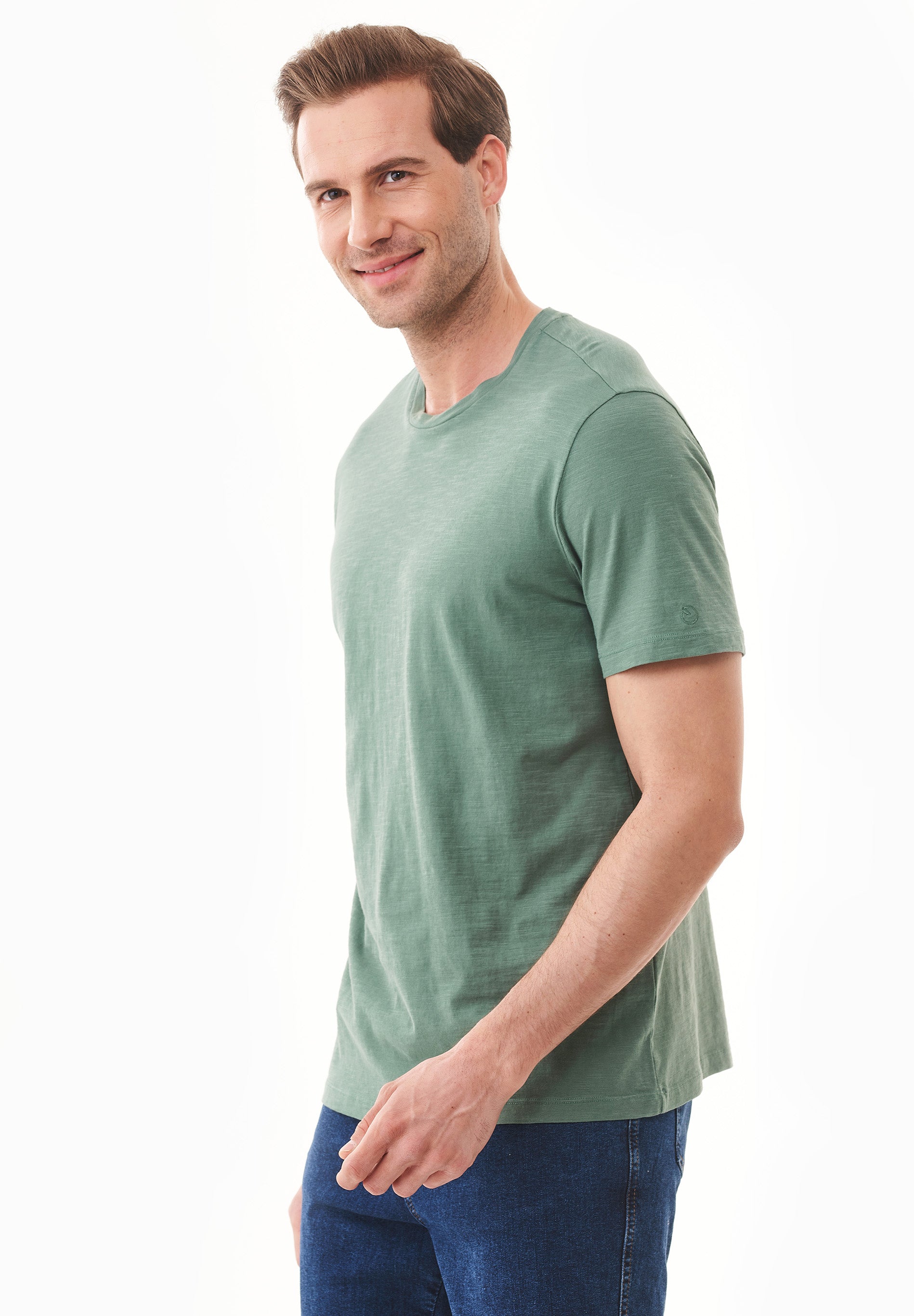 Basic T-Shirt aus Bio-Baumwolle