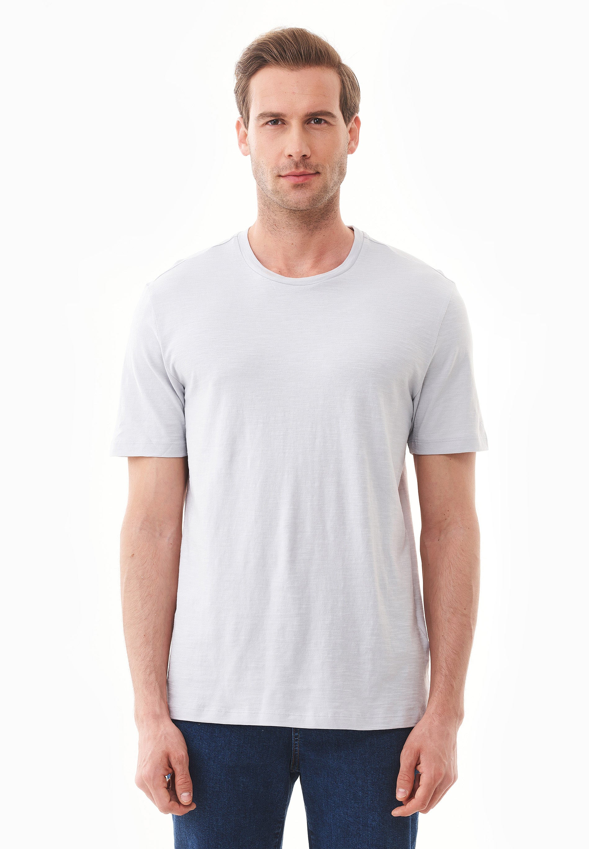Basic T-Shirt aus Bio-Baumwolle