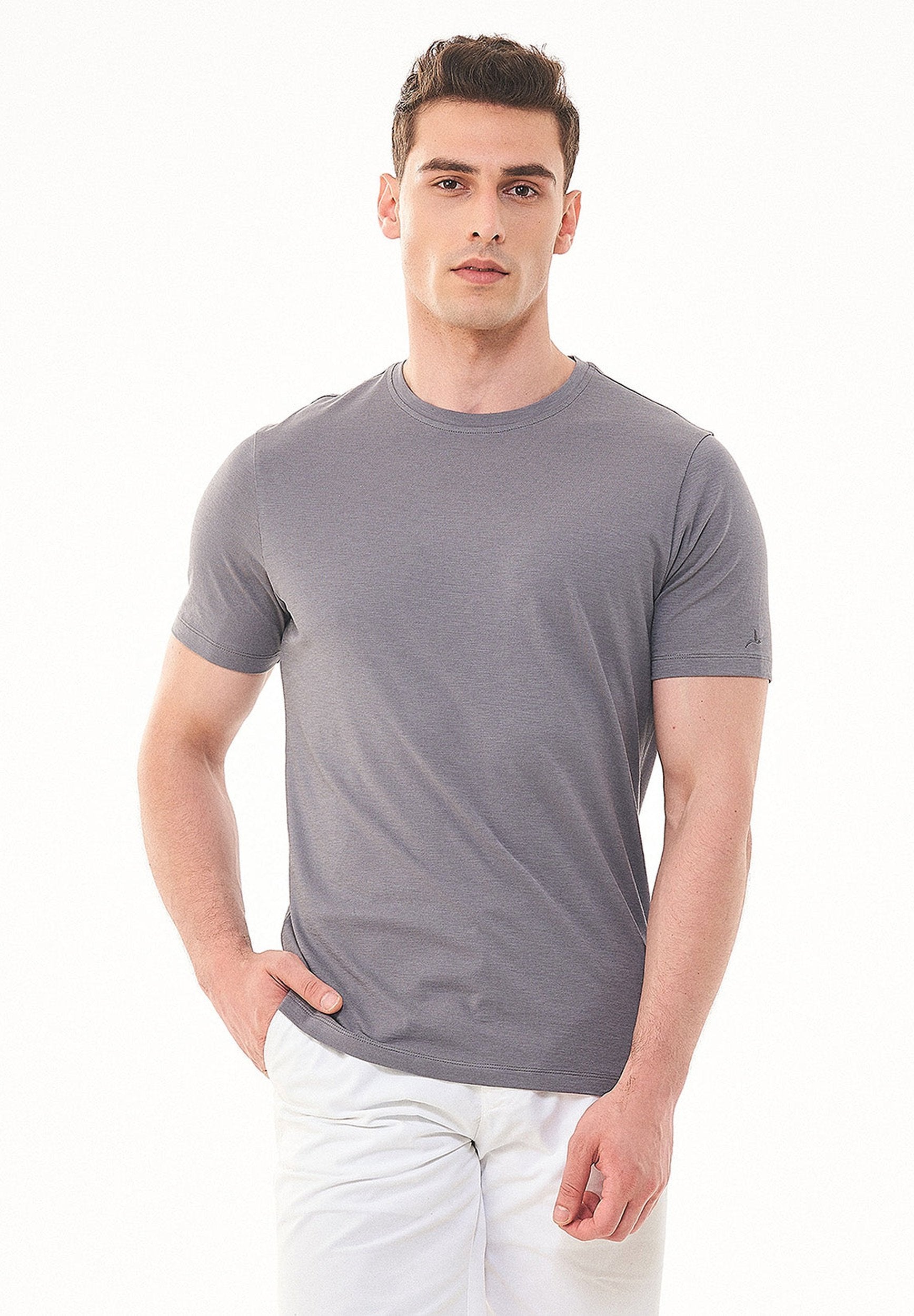 Basic T-Shirt aus Bio-Baumwolle