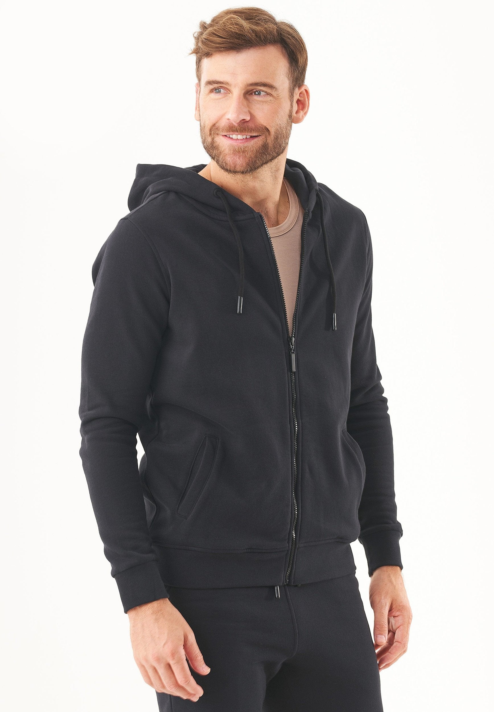 Soft Touch Sweatjacke aus Bio-Baumwolle