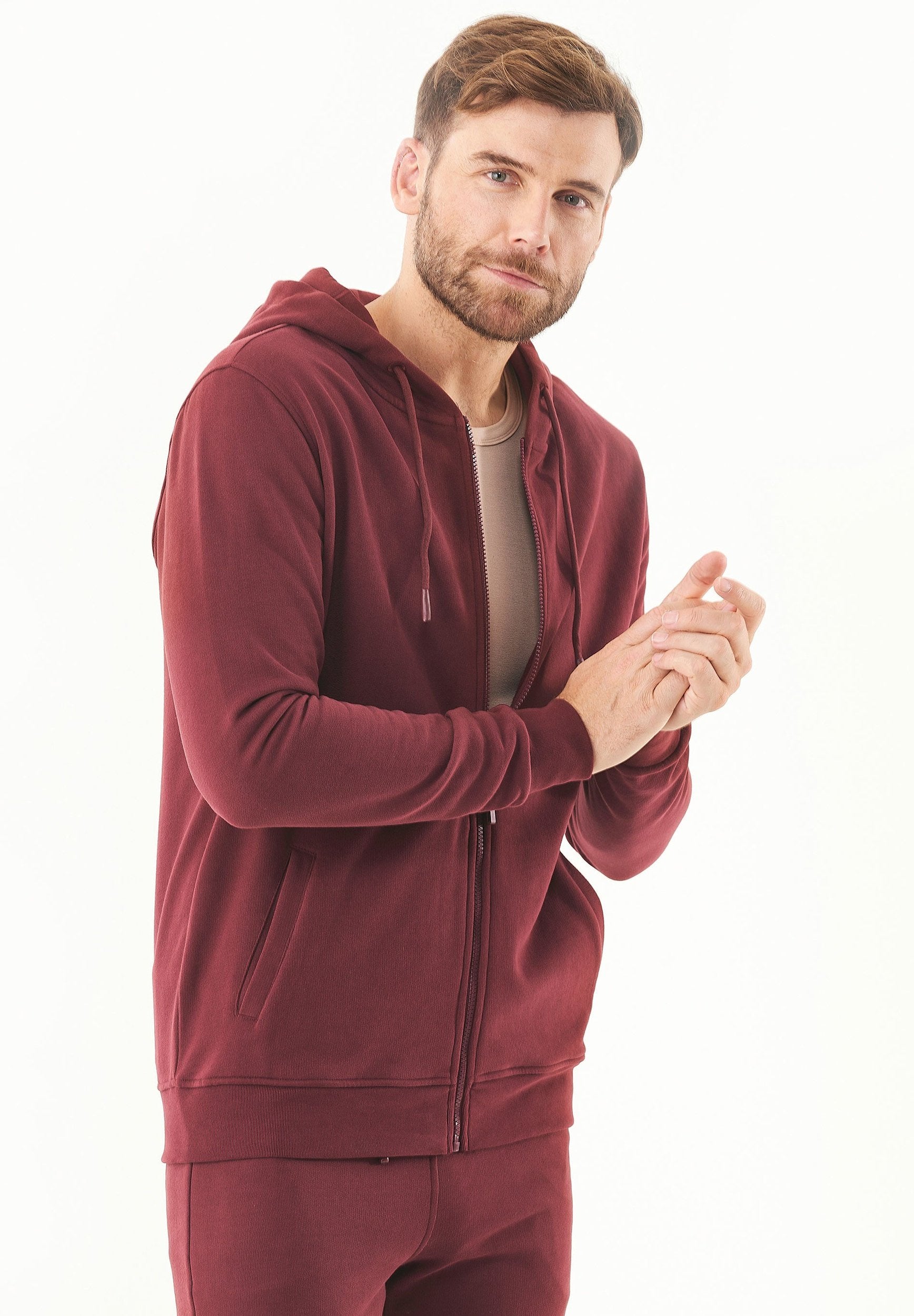 Soft Touch Sweatjacke aus Bio-Baumwolle