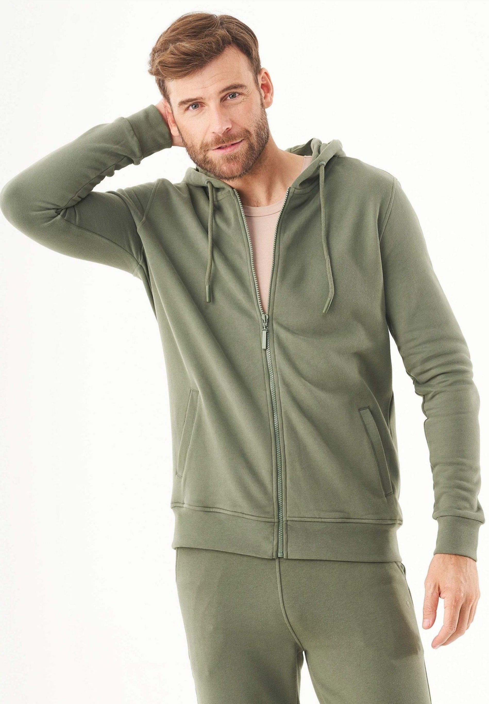 Soft Touch Sweatjacke aus Bio-Baumwolle