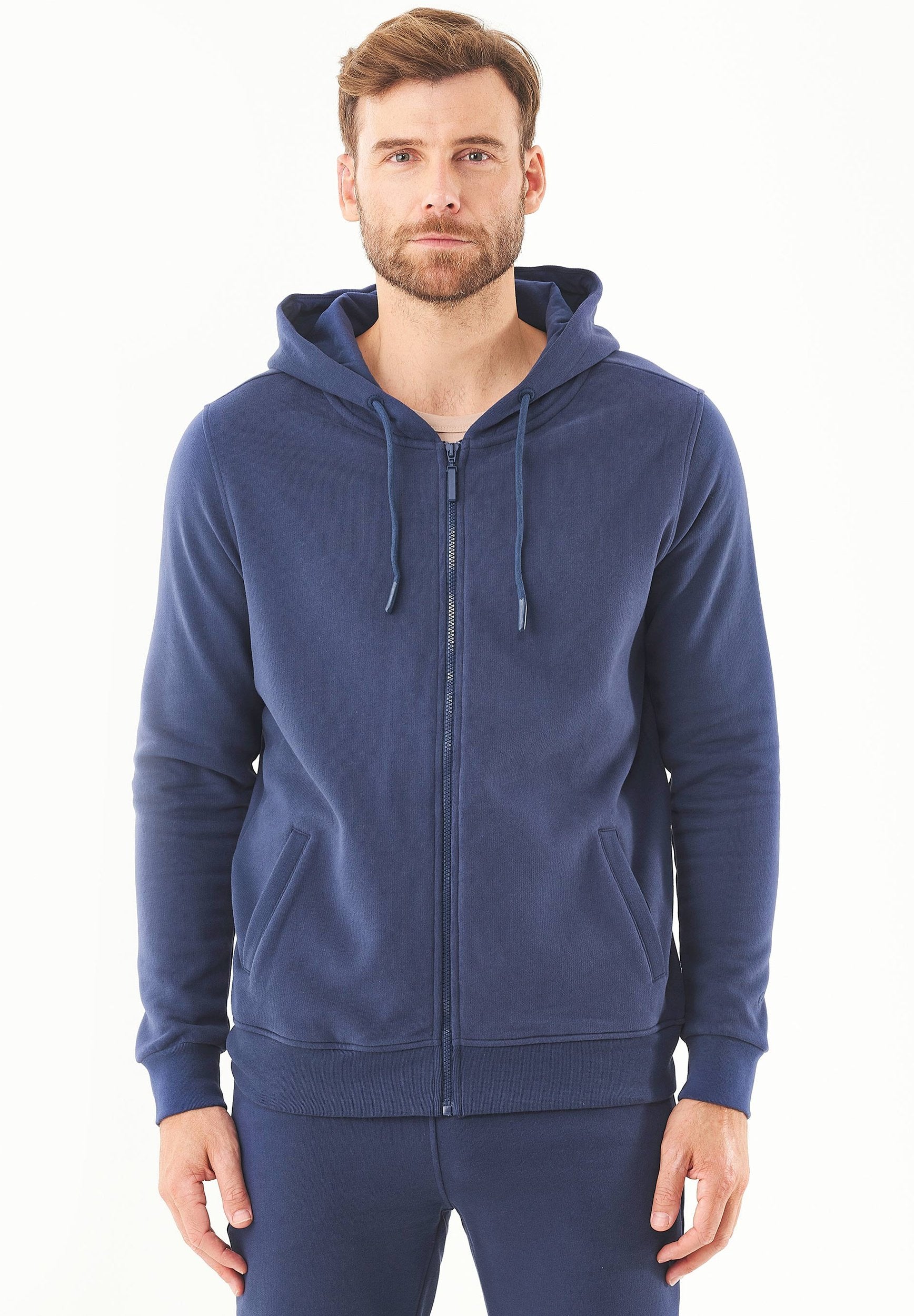 Soft Touch Sweatjacke aus Bio-Baumwolle