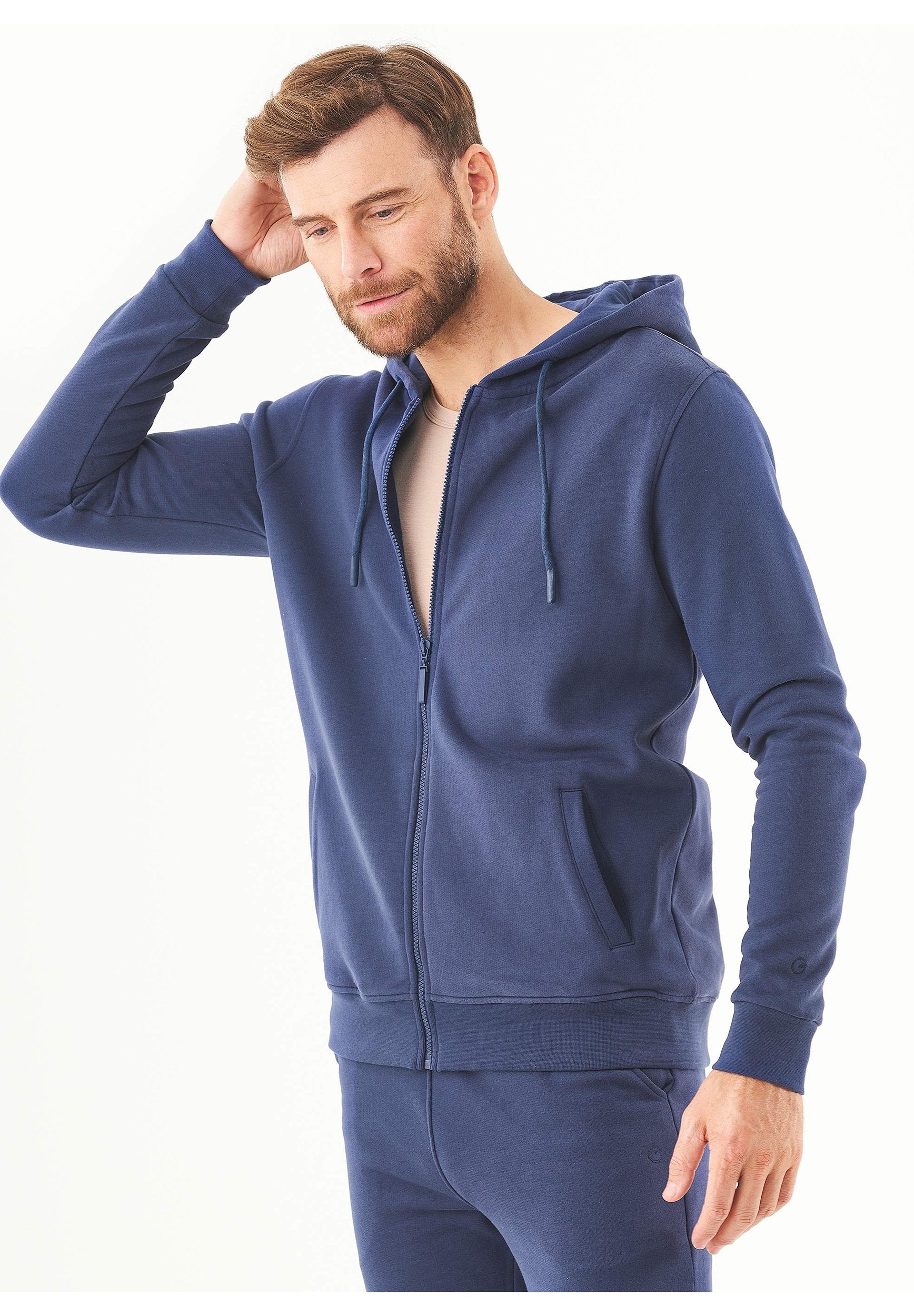 Soft Touch Sweatjacke aus Bio-Baumwolle