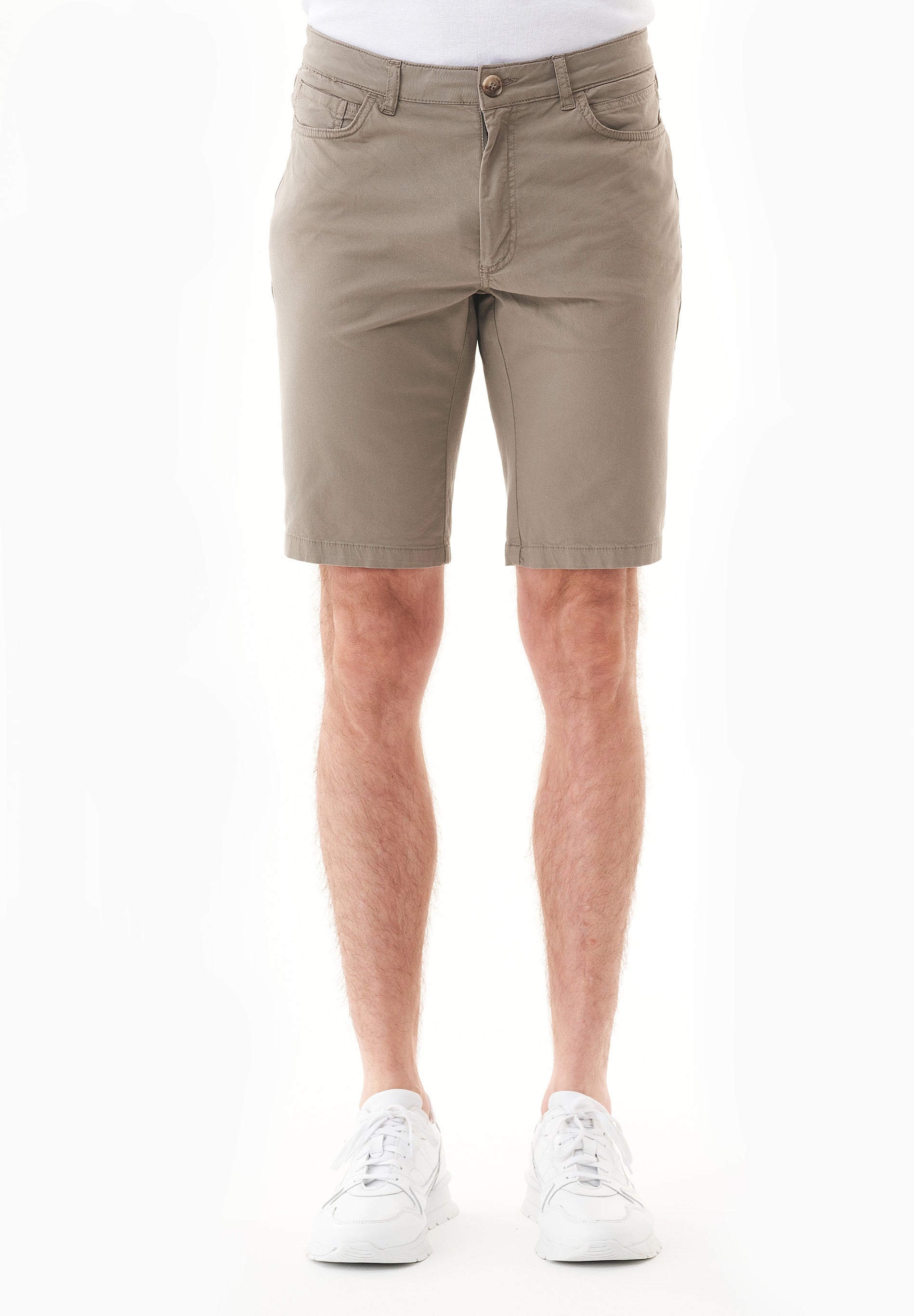 Regular-Fit Shorts aus Bio-Baumwolle