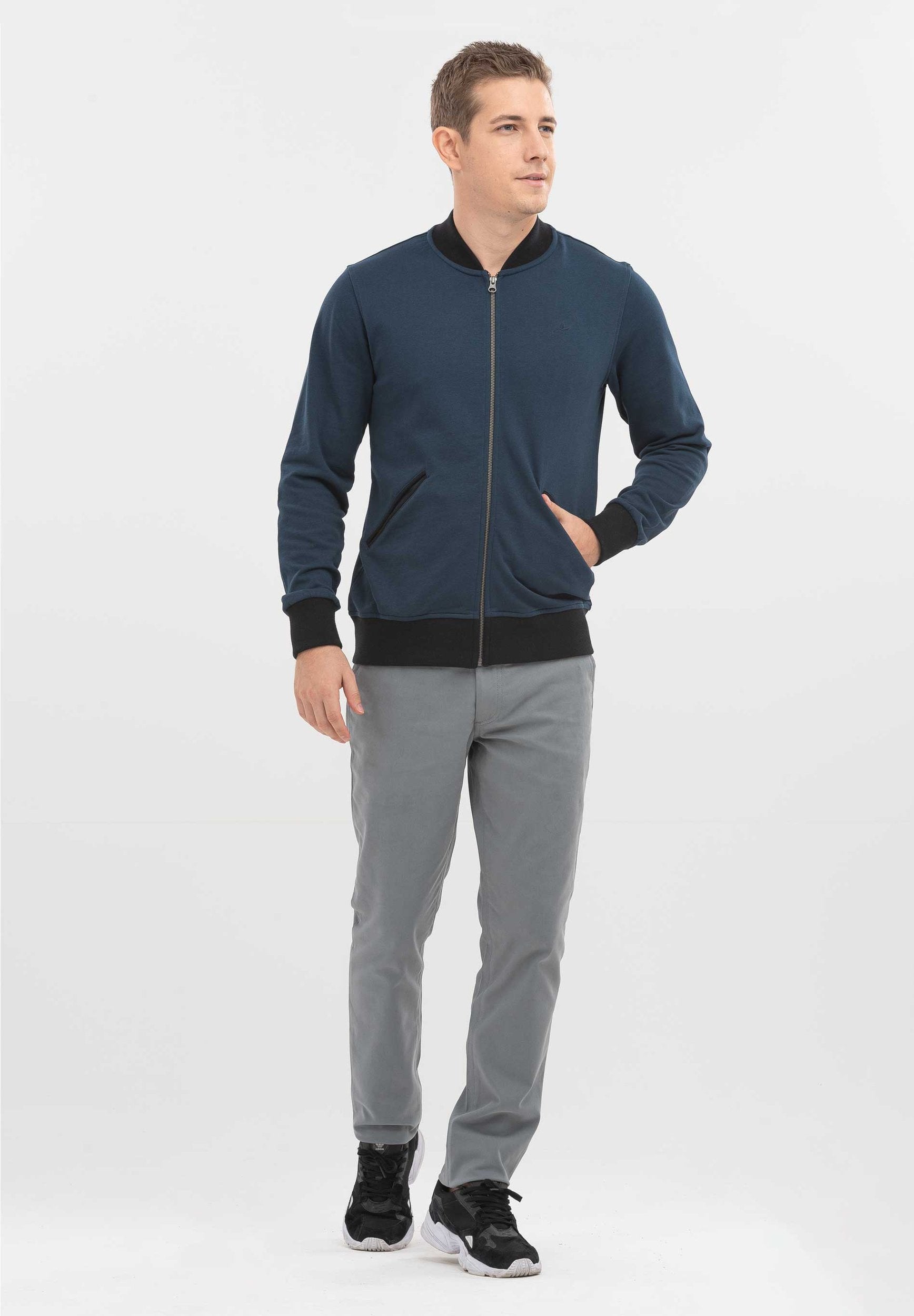 Sweatjacke aus Bio-Baumwolle